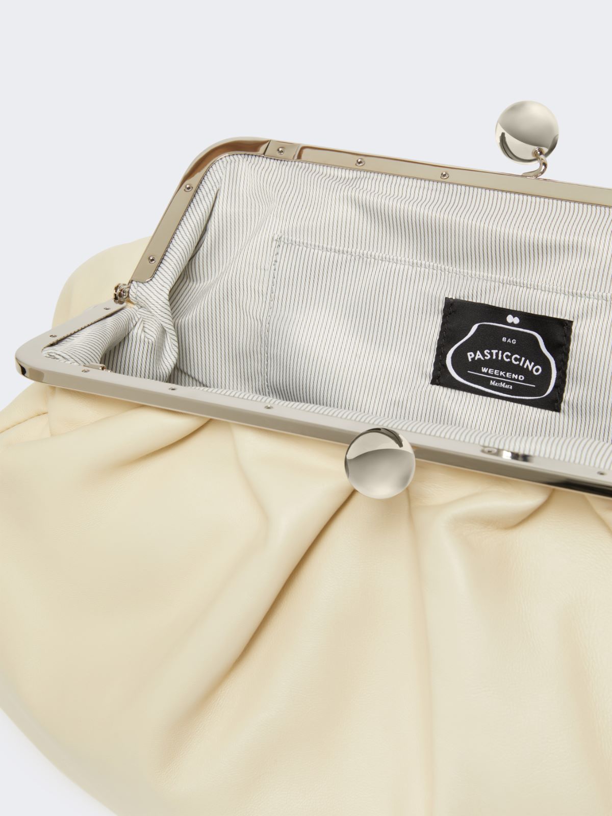 Large sheepskin Pasticcino Bag - IVORY - Weekend - 6