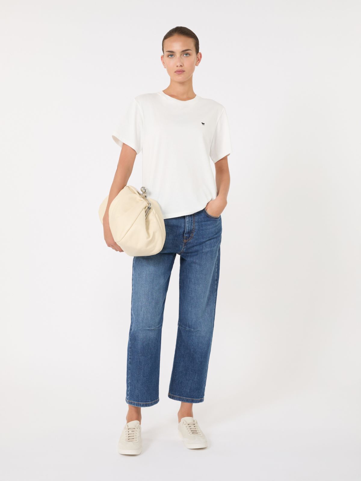 Large sheepskin Pasticcino Bag - IVORY - Weekend - 7