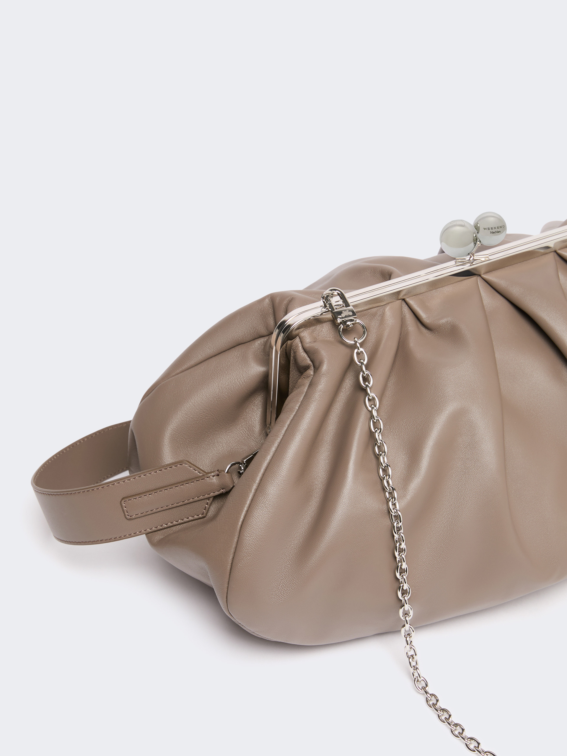 Large sheepskin Pasticcino Bag - MUD - Weekend Max Mara - 4