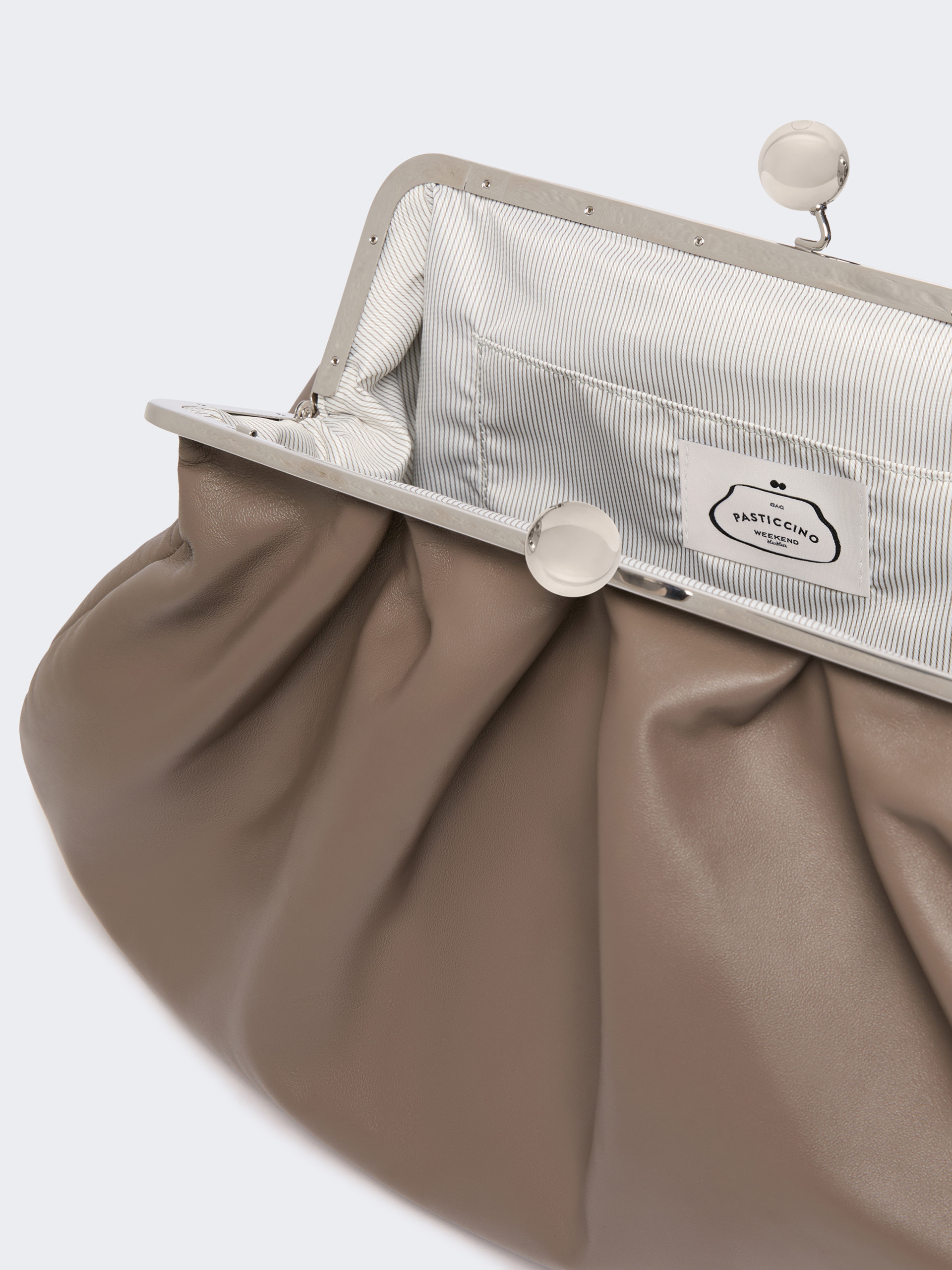 Large sheepskin Pasticcino Bag - MUD - Weekend Max Mara - 6
