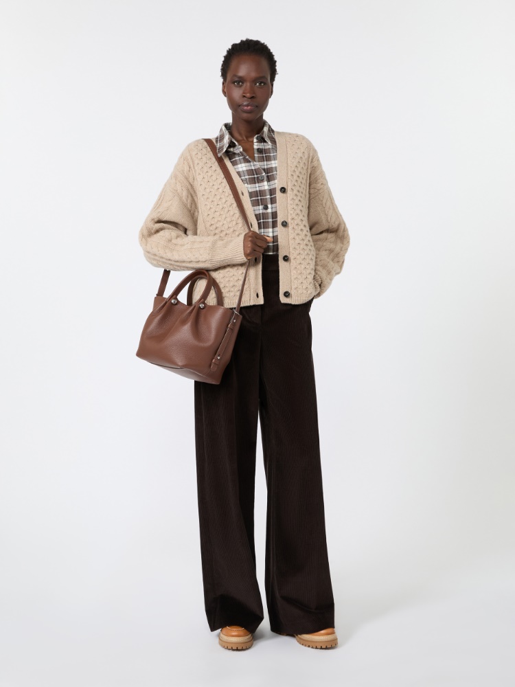Small textured leather tote bag - Weekend Max Mara - 2