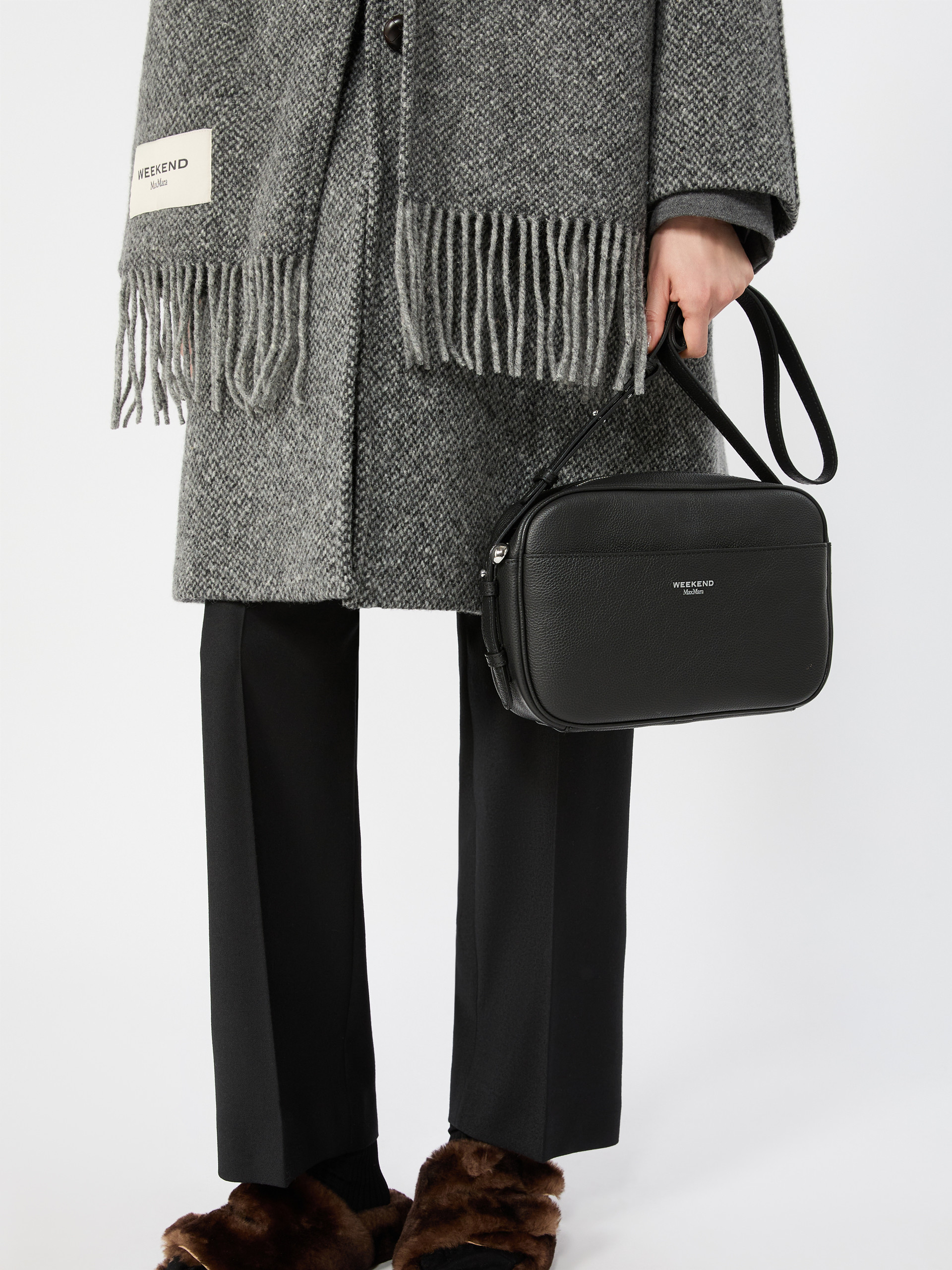 Textured leather camera bag - Weekend Max Mara - 7