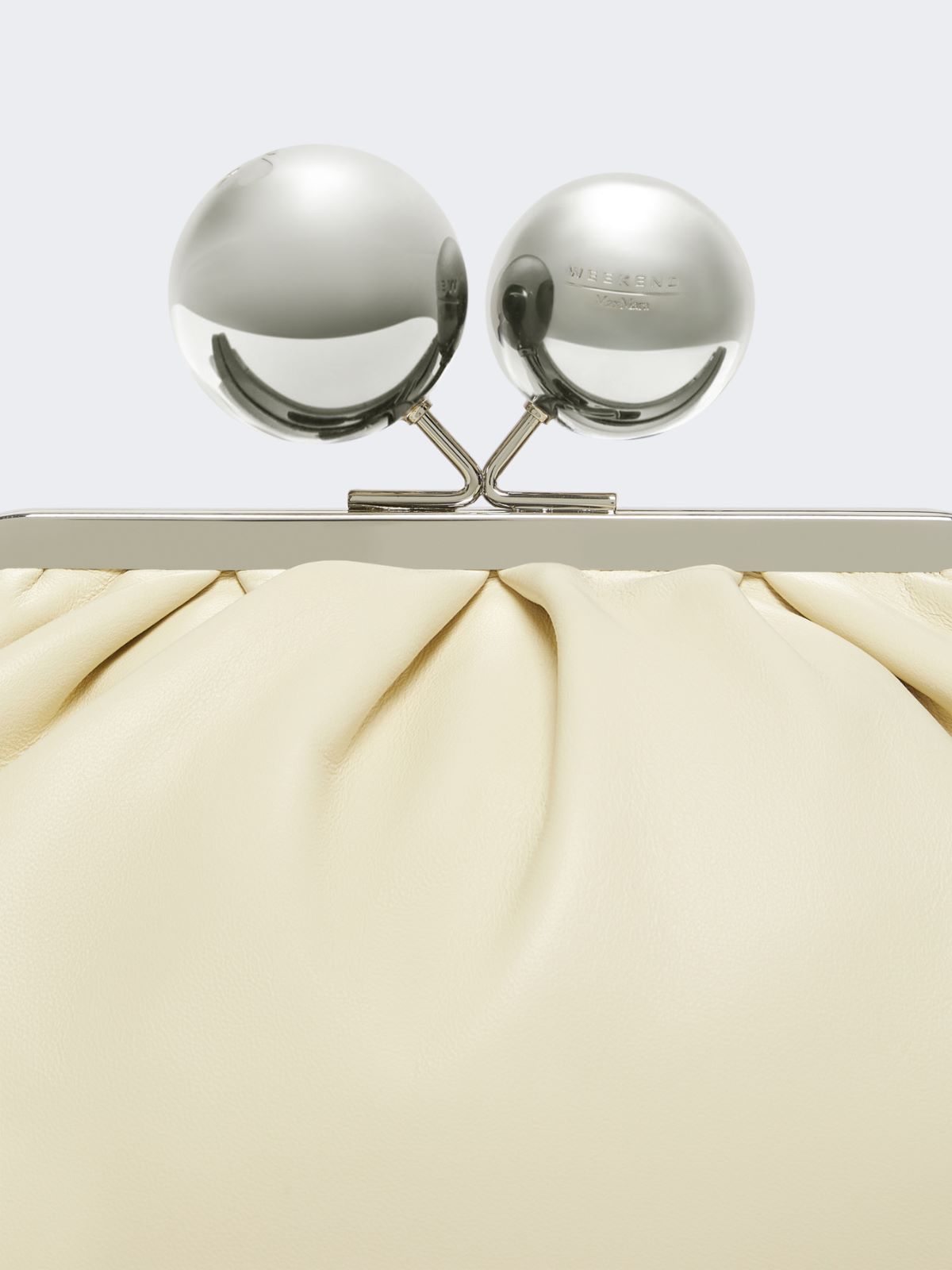 Medium sheepskin Pasticcino Bag - IVORY - Weekend - 5