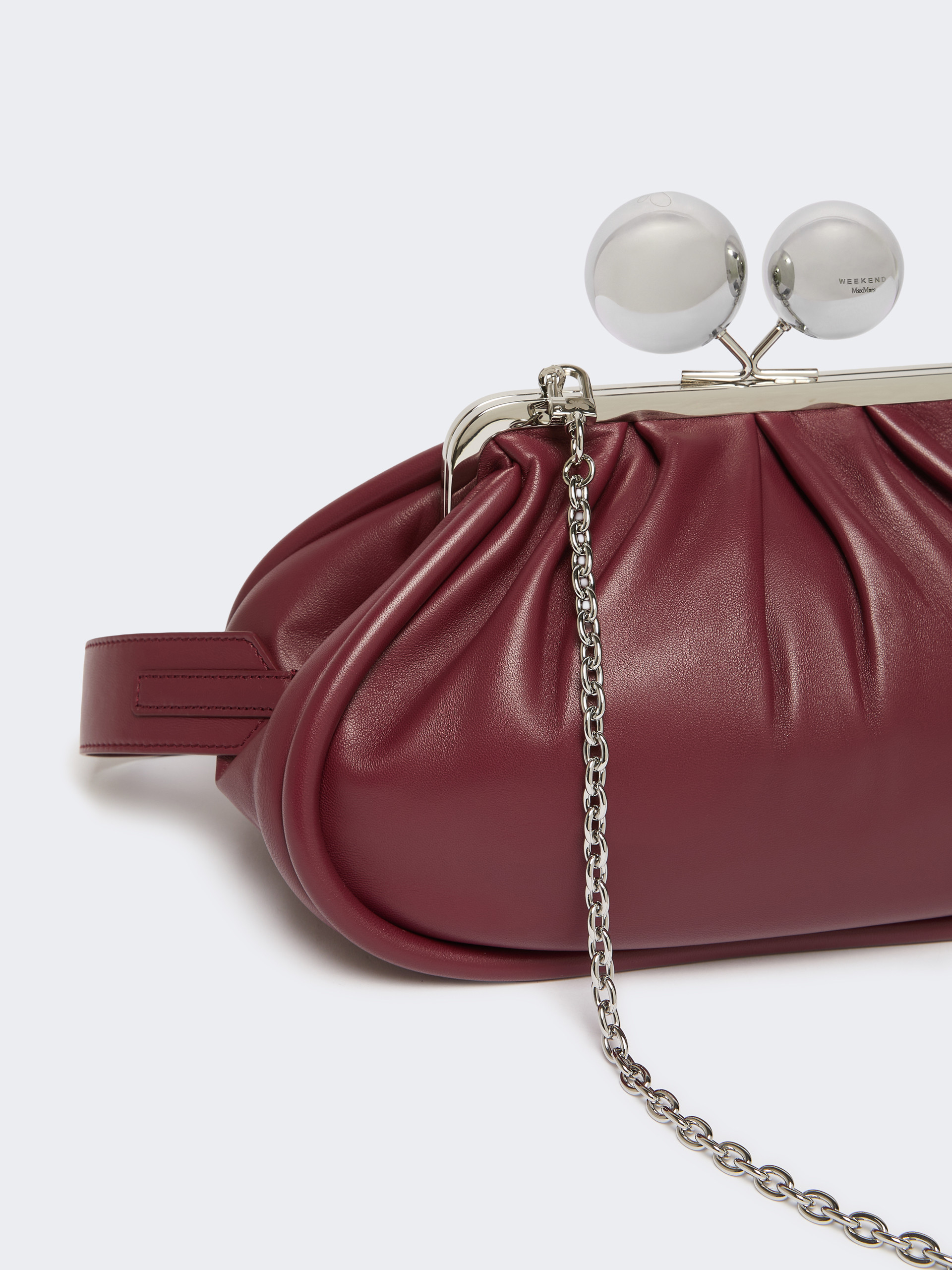 Medium Pasticcino Bag in glossy nappa leather - RUBY - Weekend Max Mara - 4