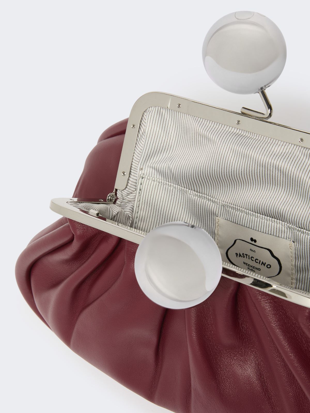 Medium Pasticcino Bag in glossy nappa leather - RUBY - Weekend Max Mara - 6