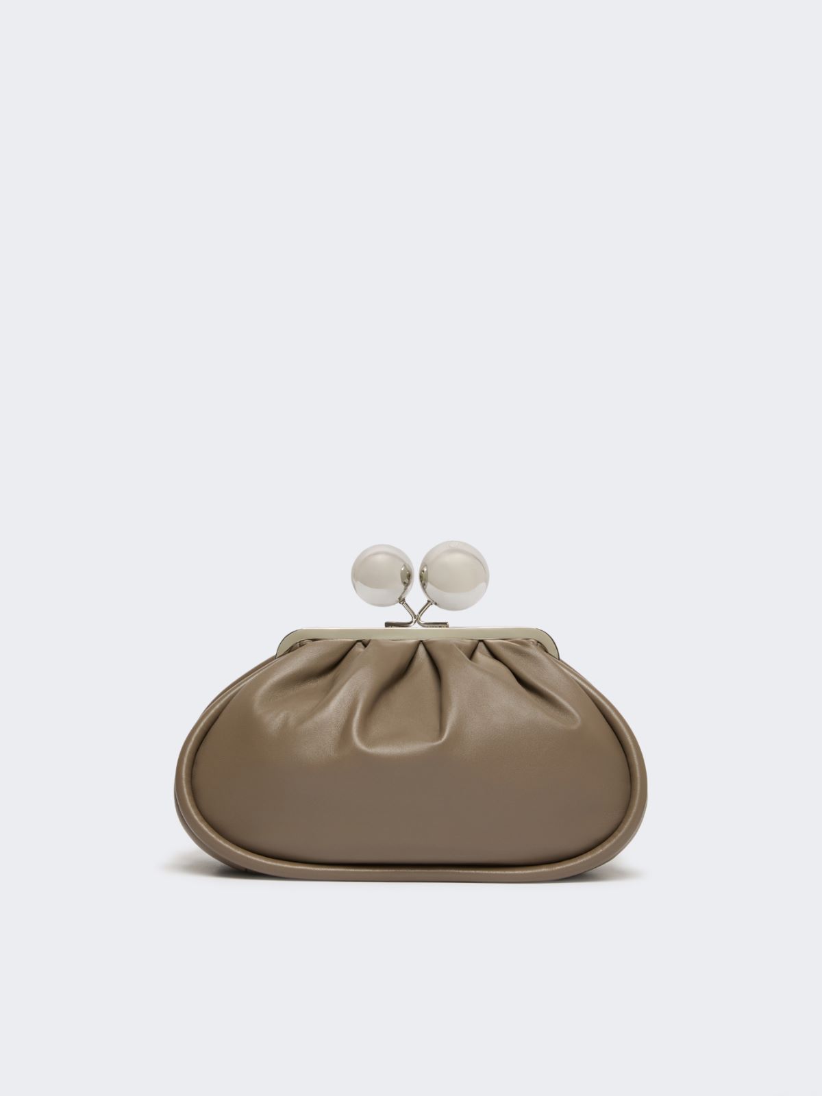 Medium Pasticcino Bag in glossy nappa leather - MUD - Weekend Max Mara - 3