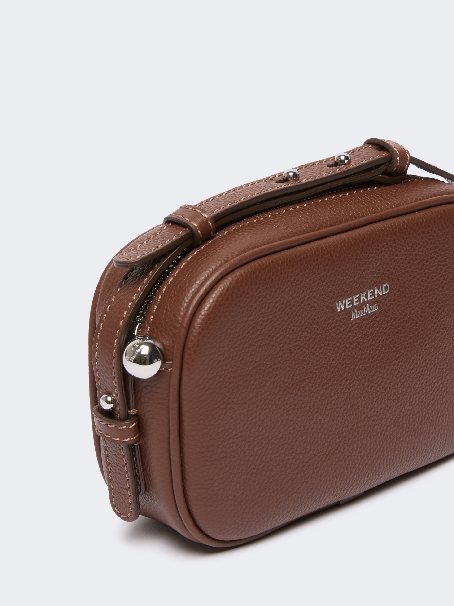 Small textured leather camera bag - Weekend Max Mara - 4