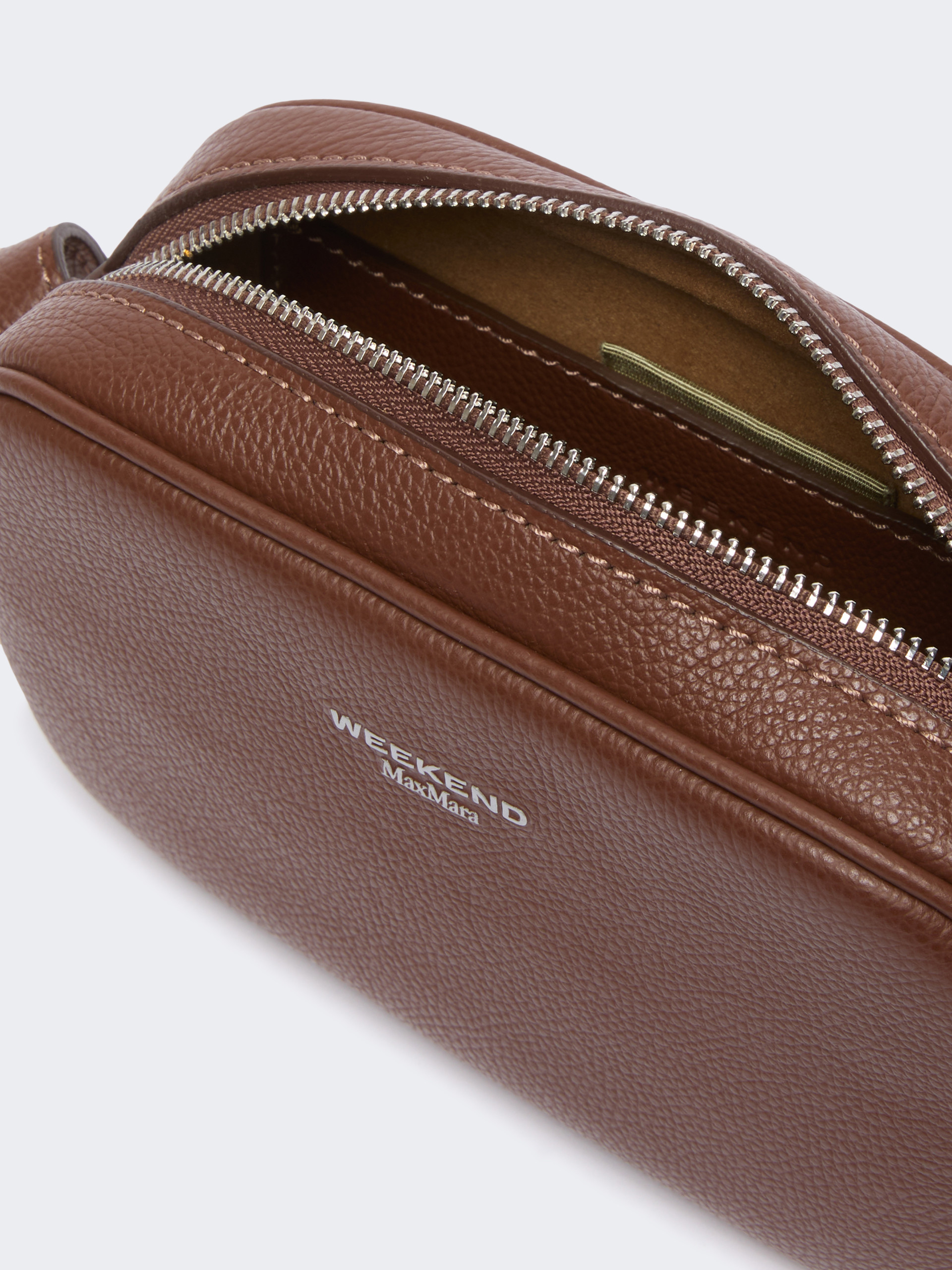 Small textured leather camera bag - Weekend Max Mara - 5