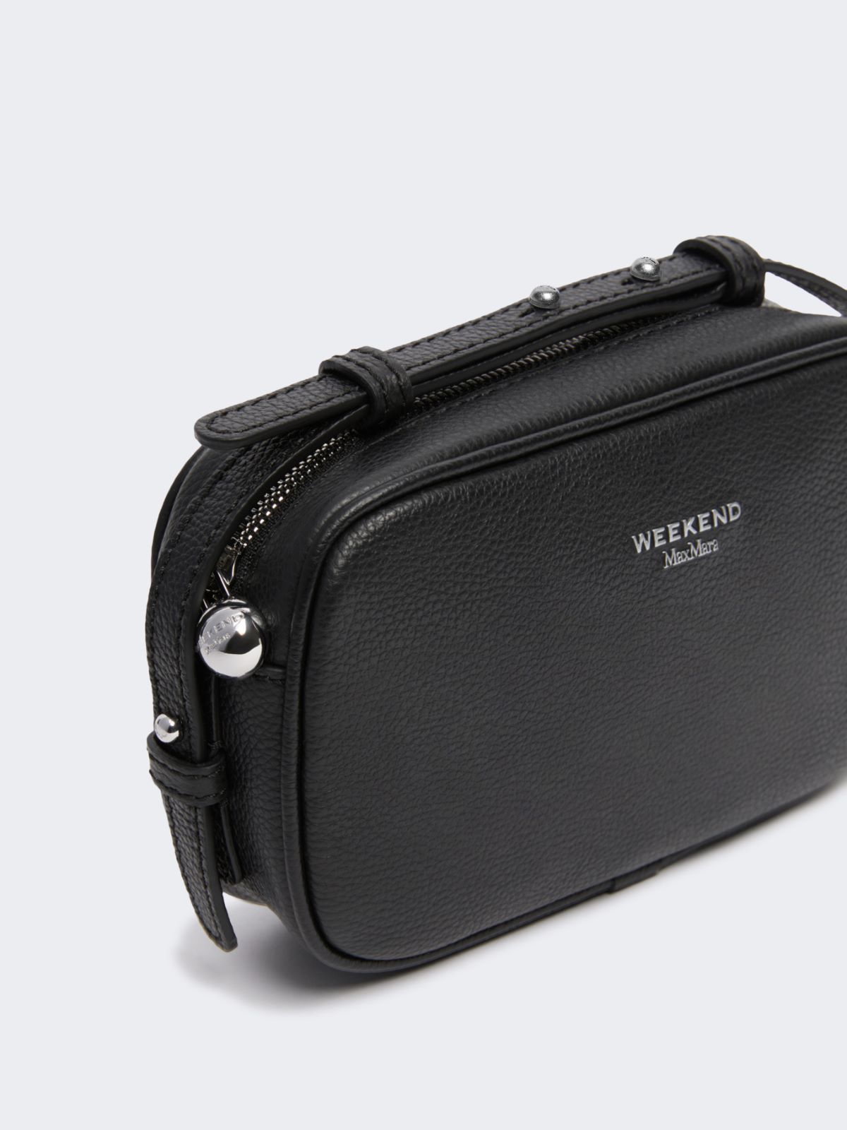 Small textured leather camera bag - Weekend Max Mara - 4