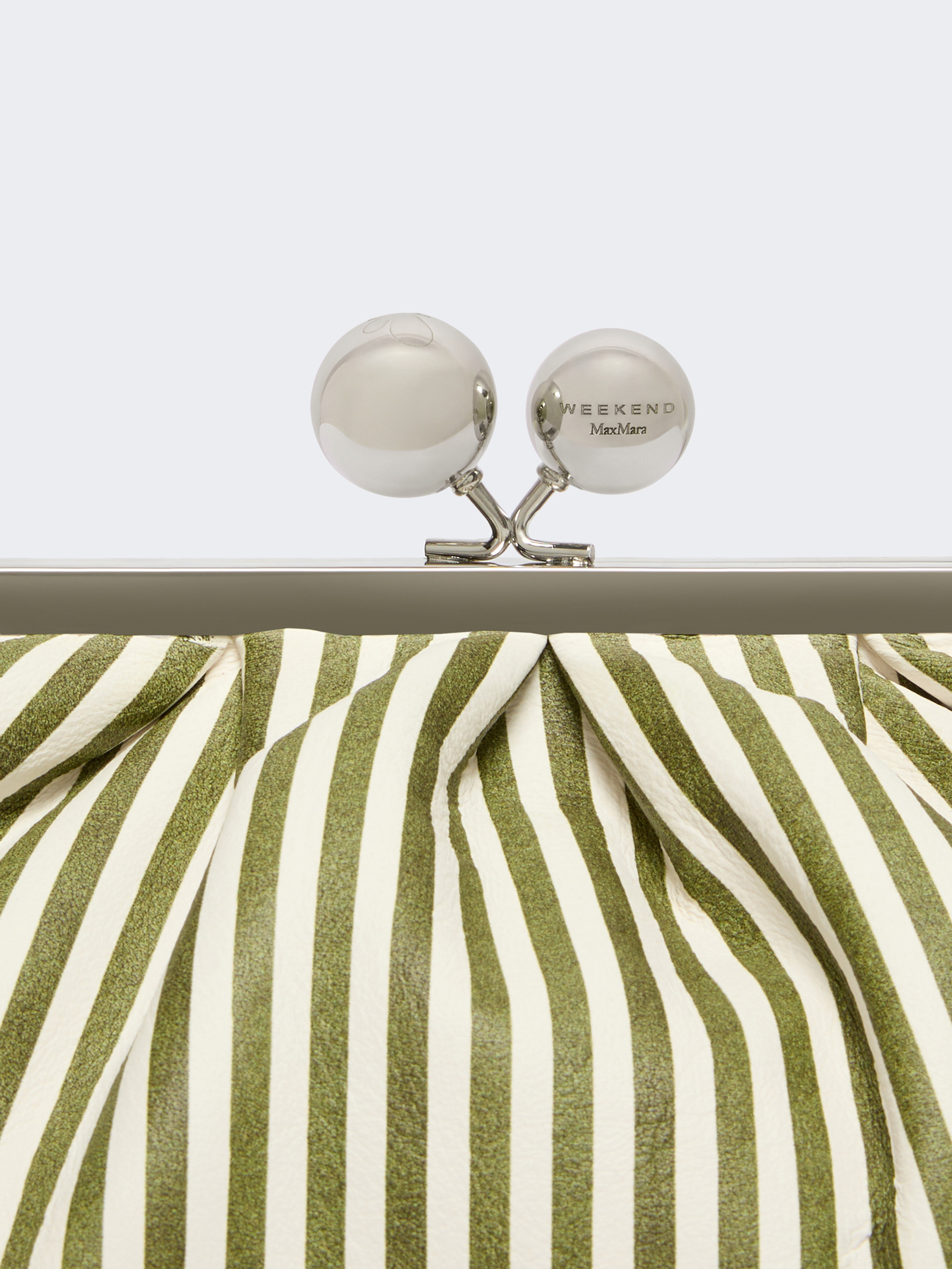 Medium Pasticcino Bag in printed nappa - OLIVE GREEN - Weekend Max Mara - 5