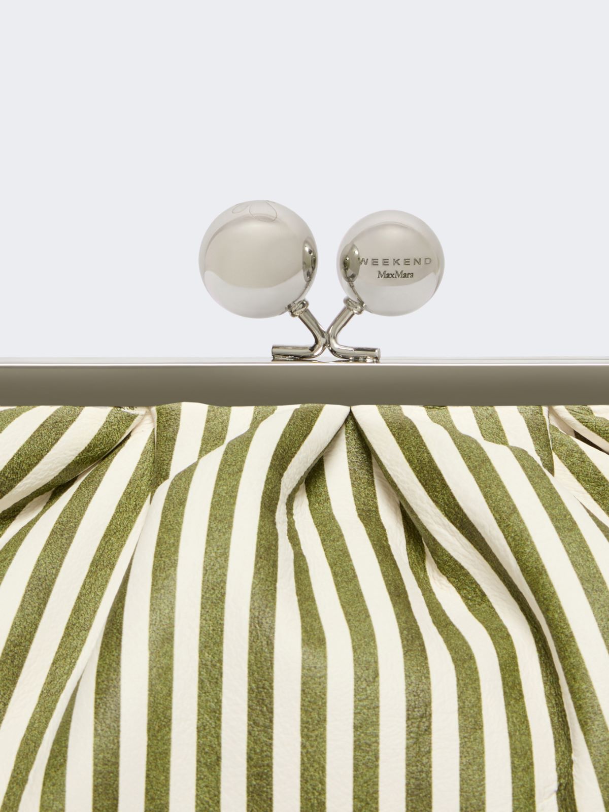 Medium Pasticcino Bag in printed nappa - OLIVE GREEN - Weekend Max Mara - 5