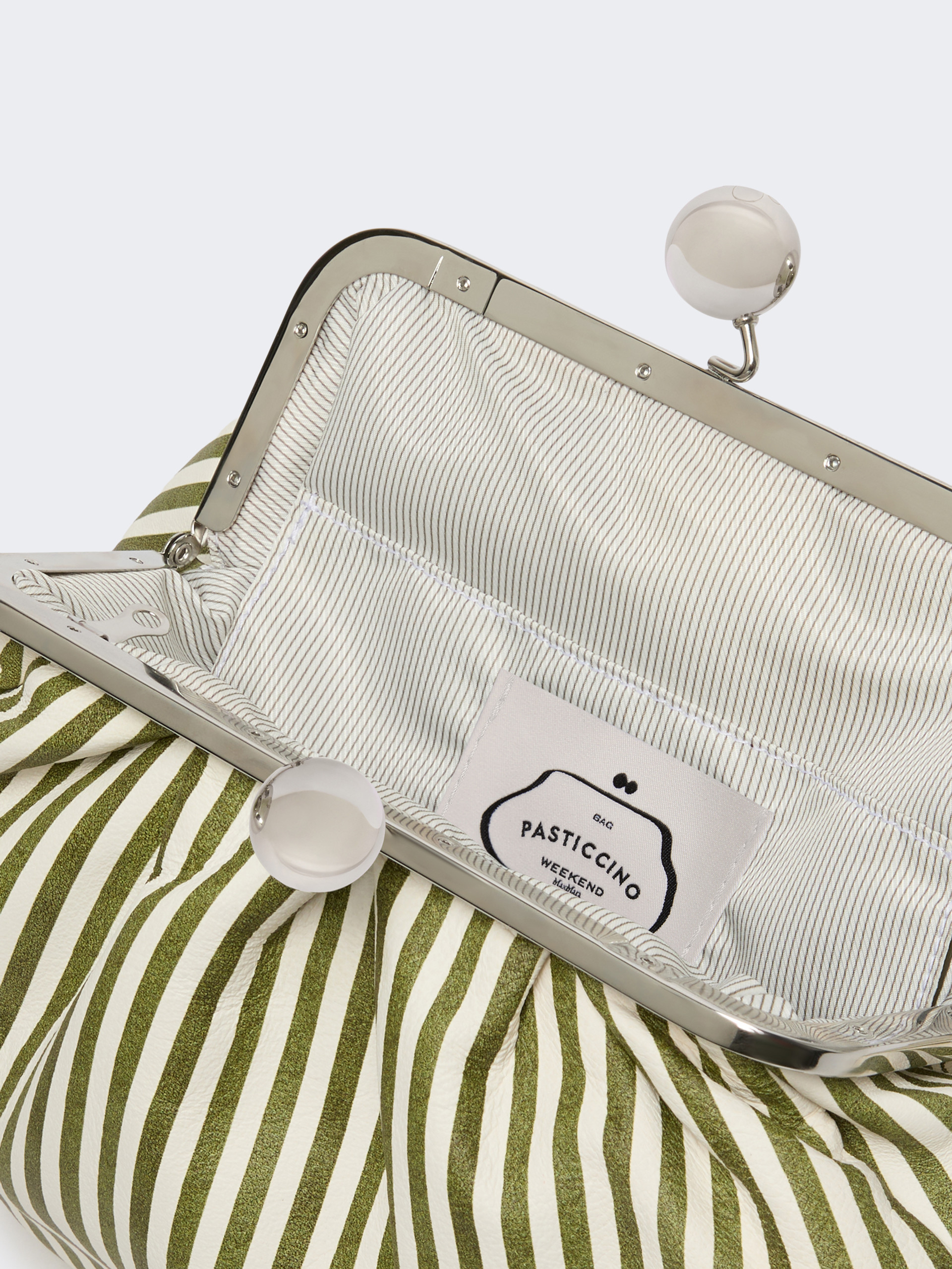 Medium Pasticcino Bag in printed nappa - OLIVE GREEN - Weekend Max Mara - 6
