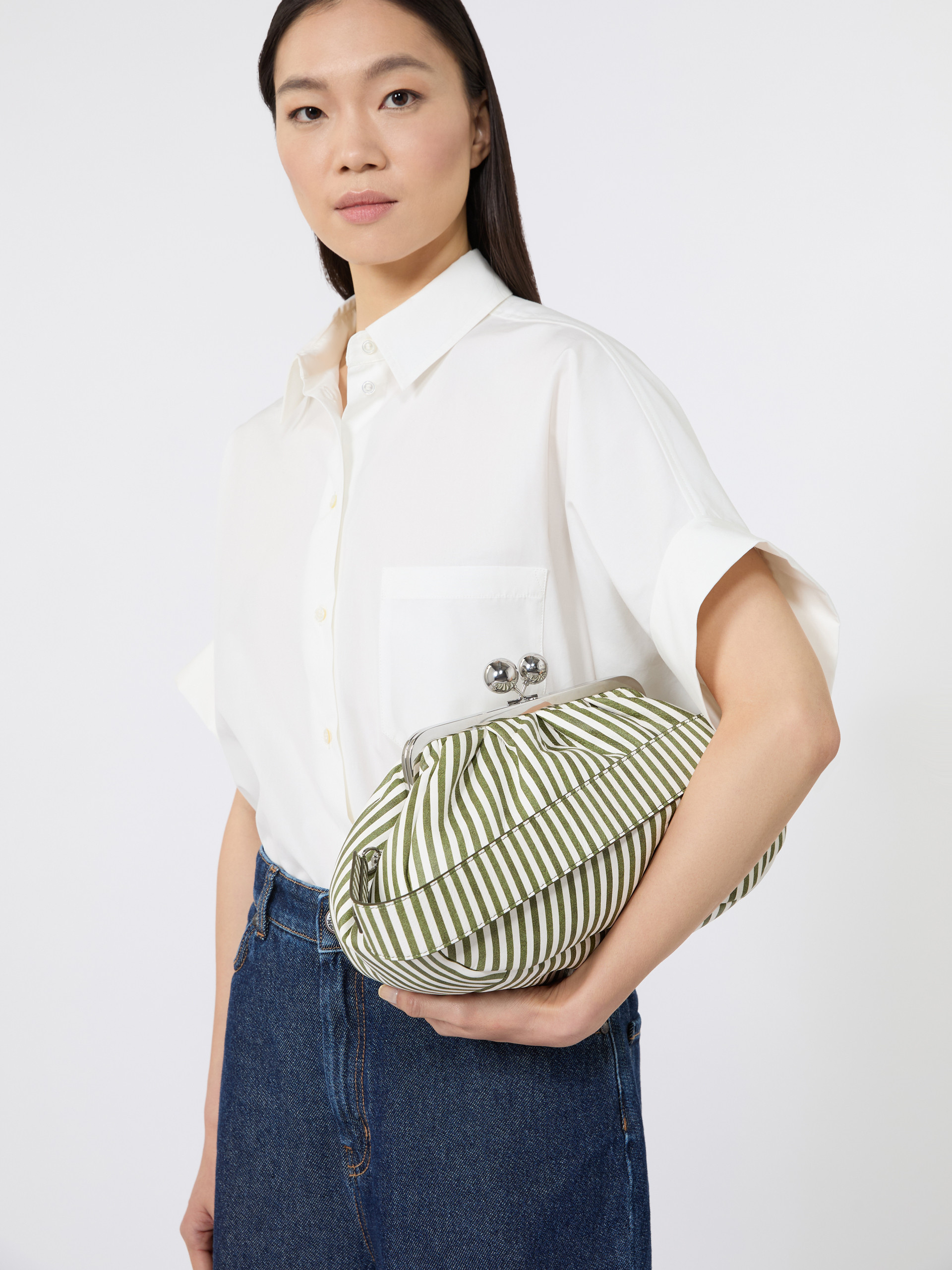 Medium Pasticcino Bag in printed nappa - OLIVE GREEN - Weekend Max Mara - 7