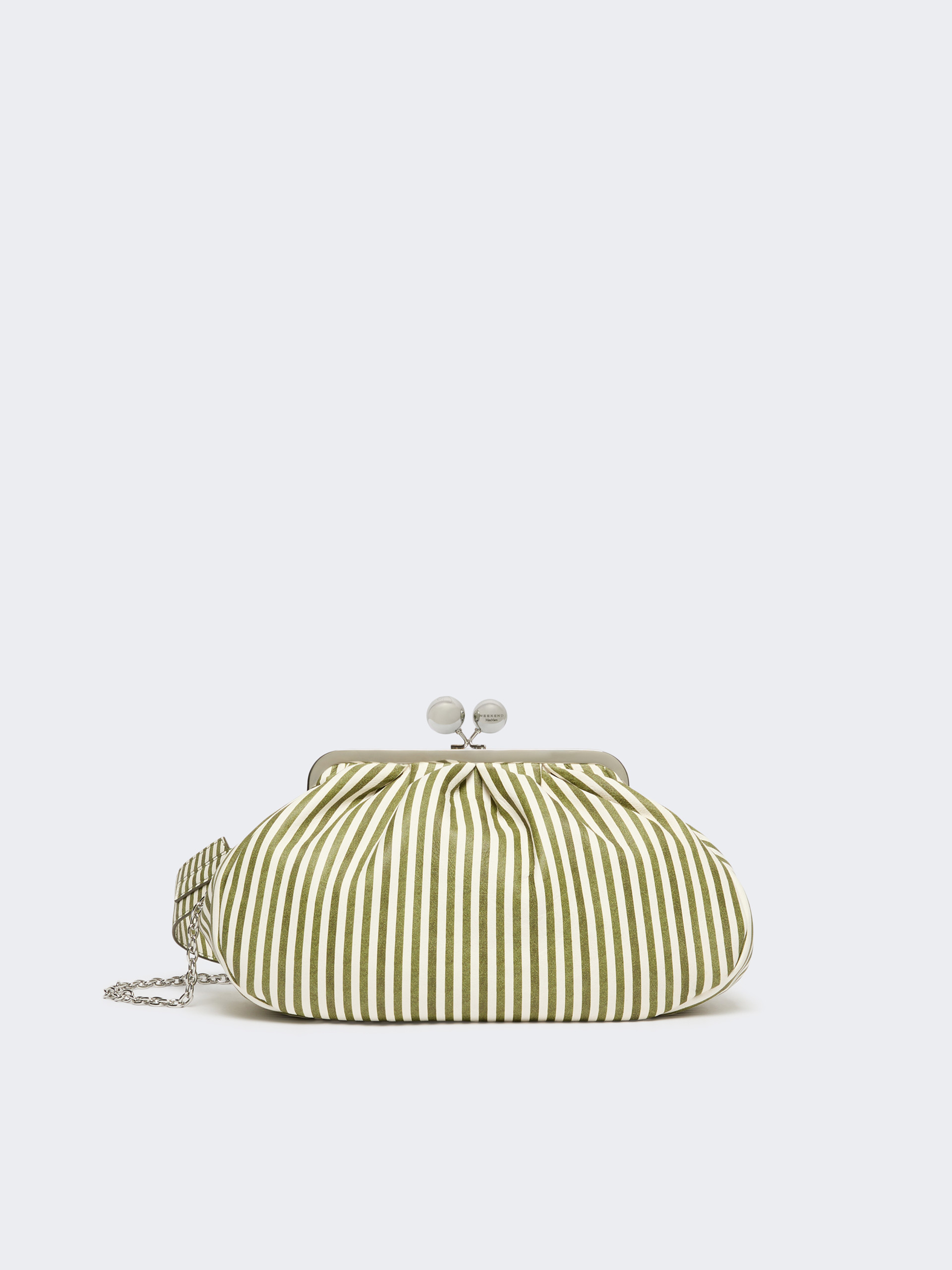 Medium Pasticcino Bag in printed nappa - OLIVE GREEN - Weekend Max Mara