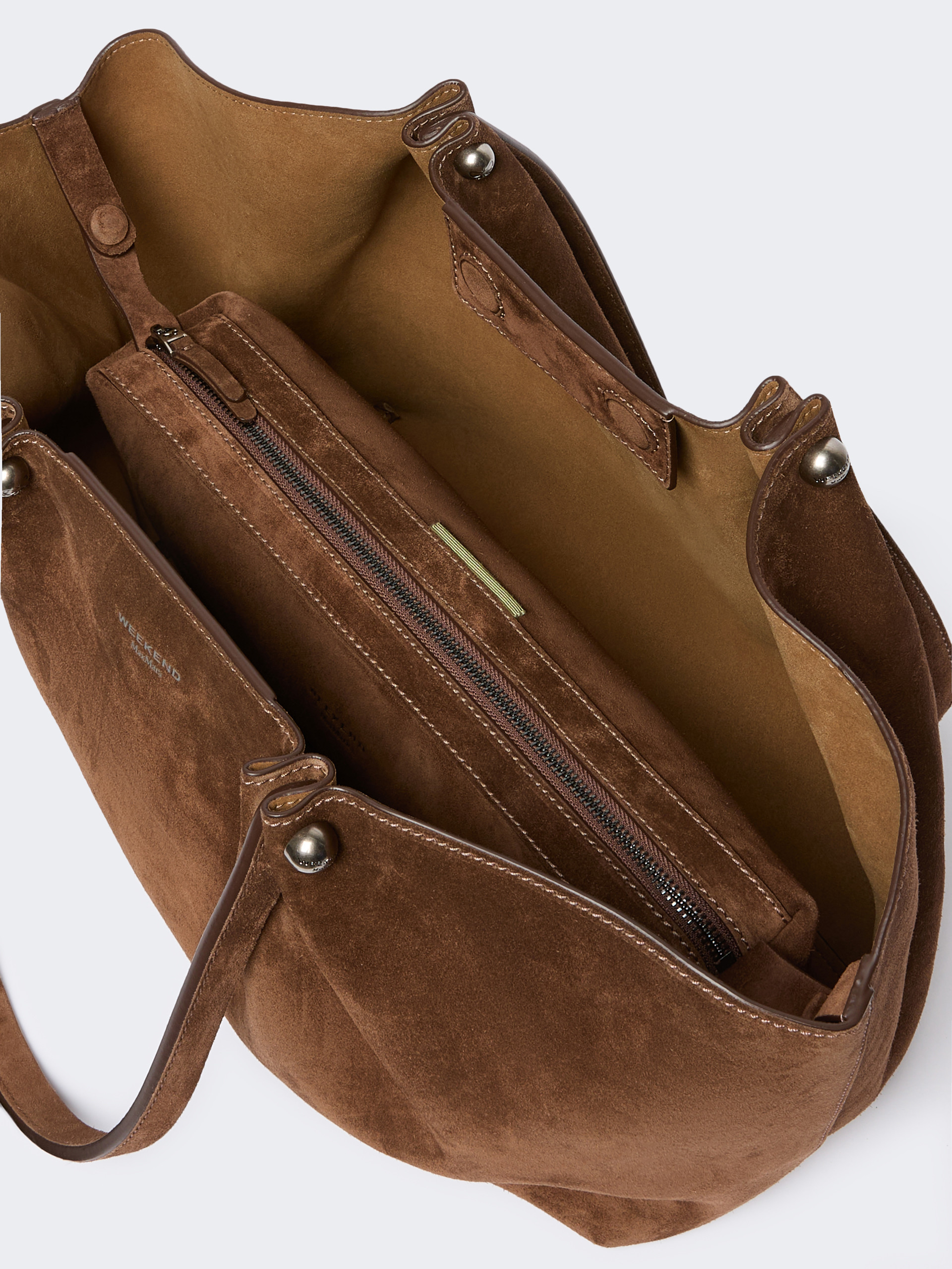 Tote bag in suede - Weekend Max Mara - 4