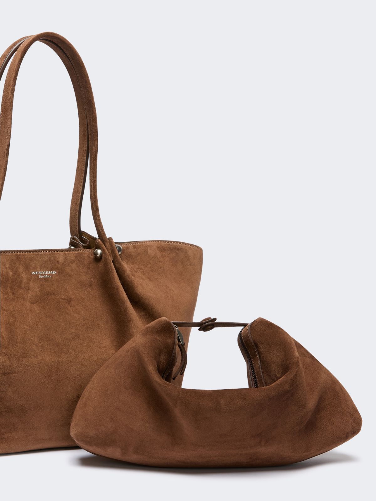 Tote bag in suede - Weekend Max Mara - 6