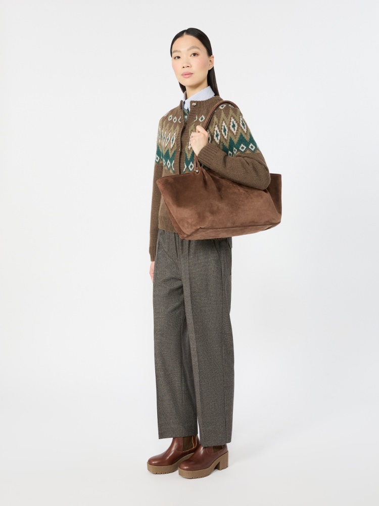 Tote bag in suede - Weekend Max Mara - 2