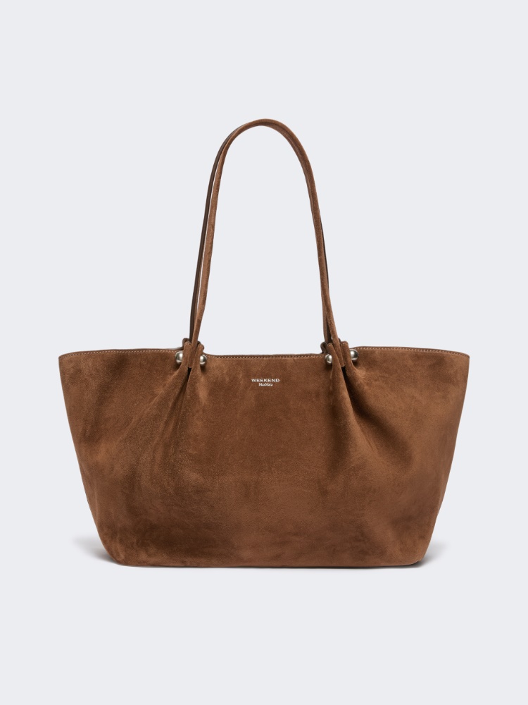 Suede tote bag - Weekend Max Mara