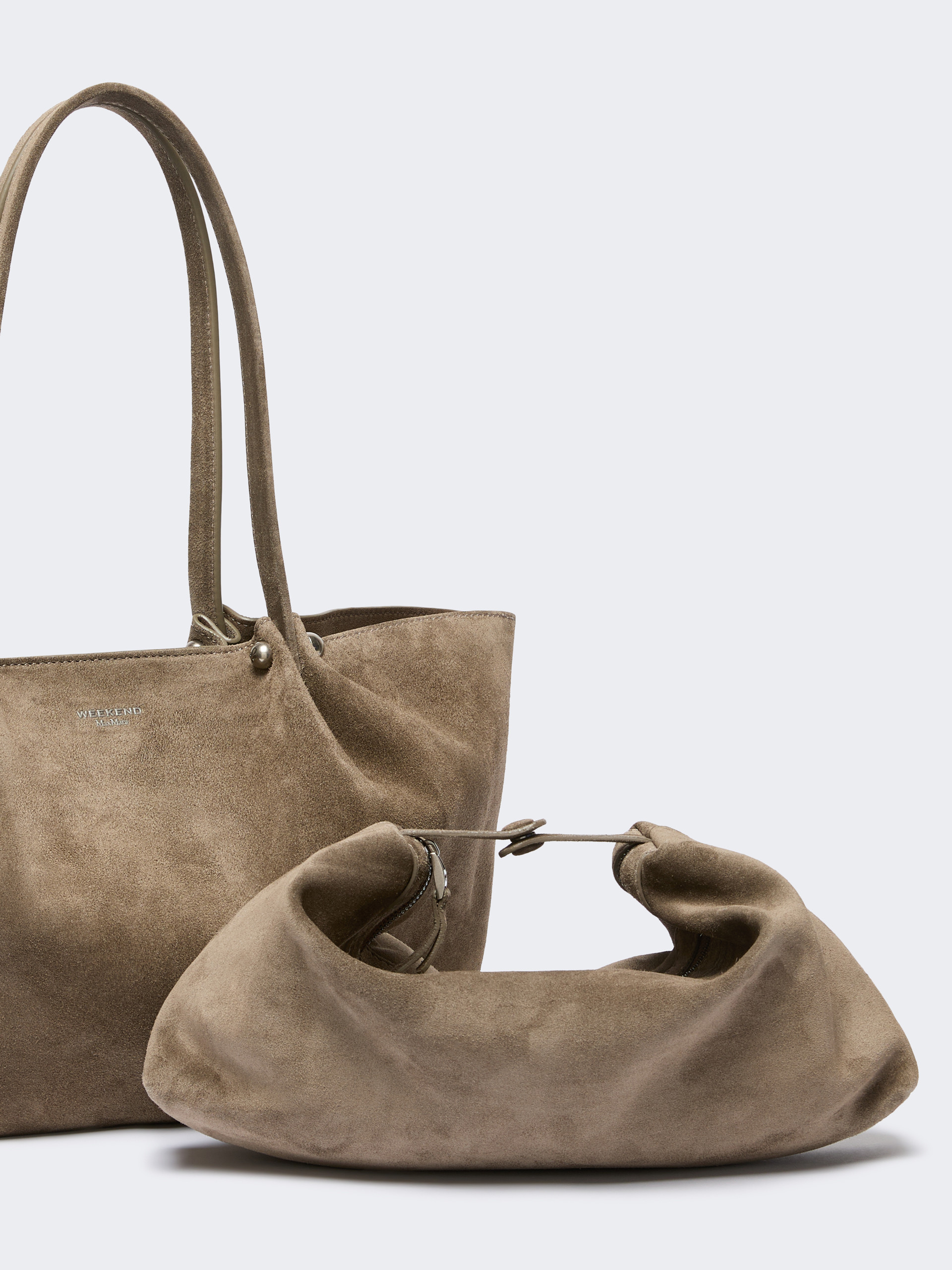 Tote bag in suede - Weekend Max Mara - 5