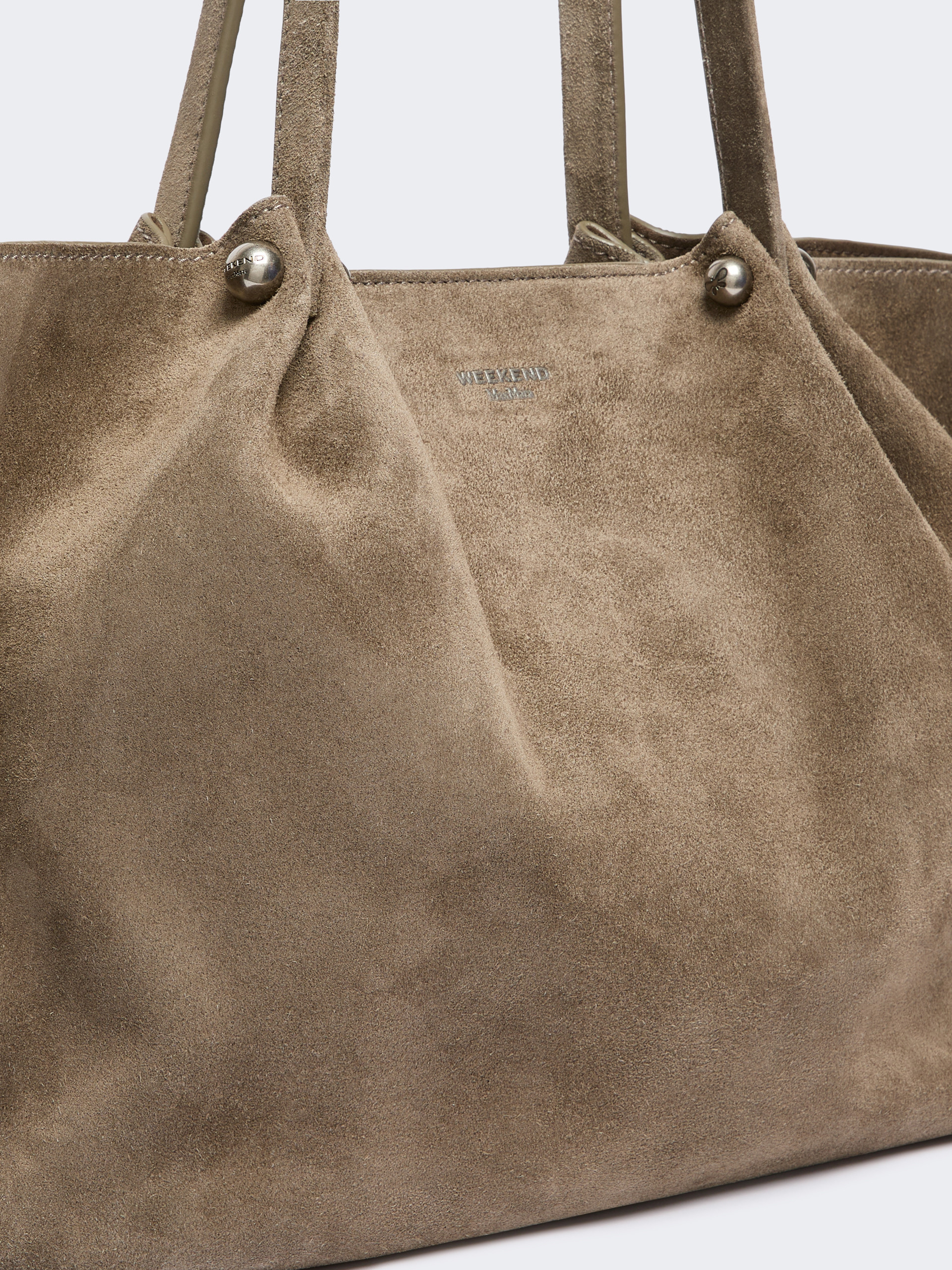 Tote bag in suede - Weekend Max Mara - 6