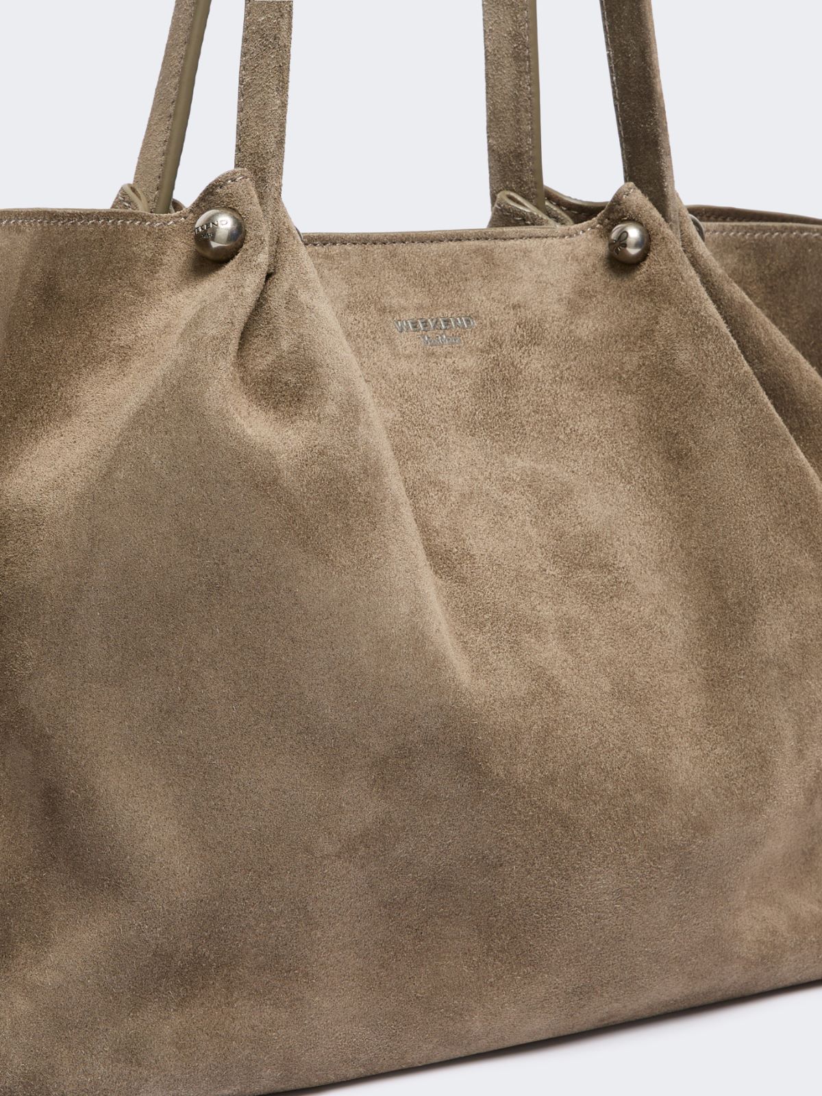 Tote bag in suede - Weekend Max Mara - 6