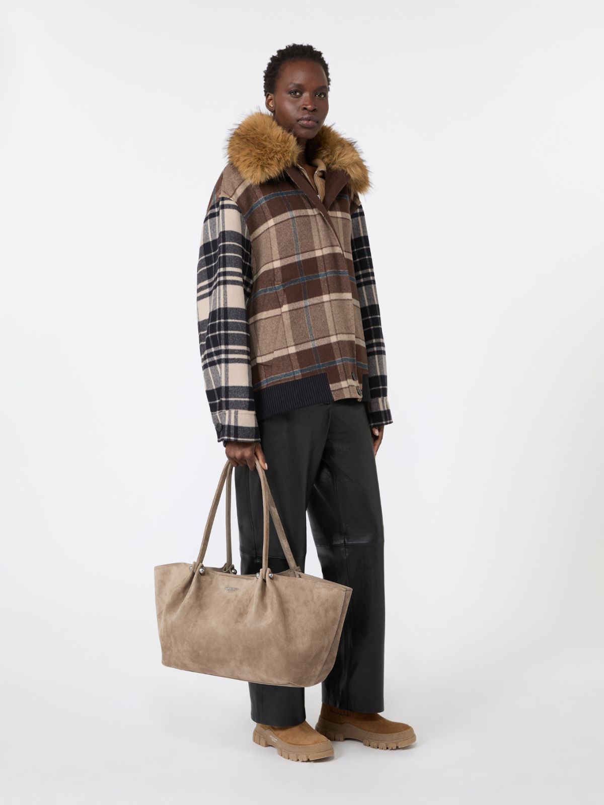 Suede tote bag - Weekend Max Mara - 7