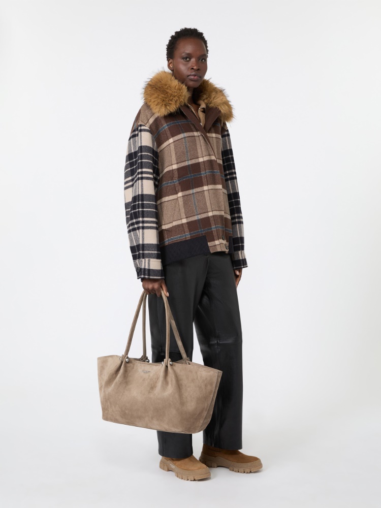 Tote bag in suede - Weekend Max Mara - 2