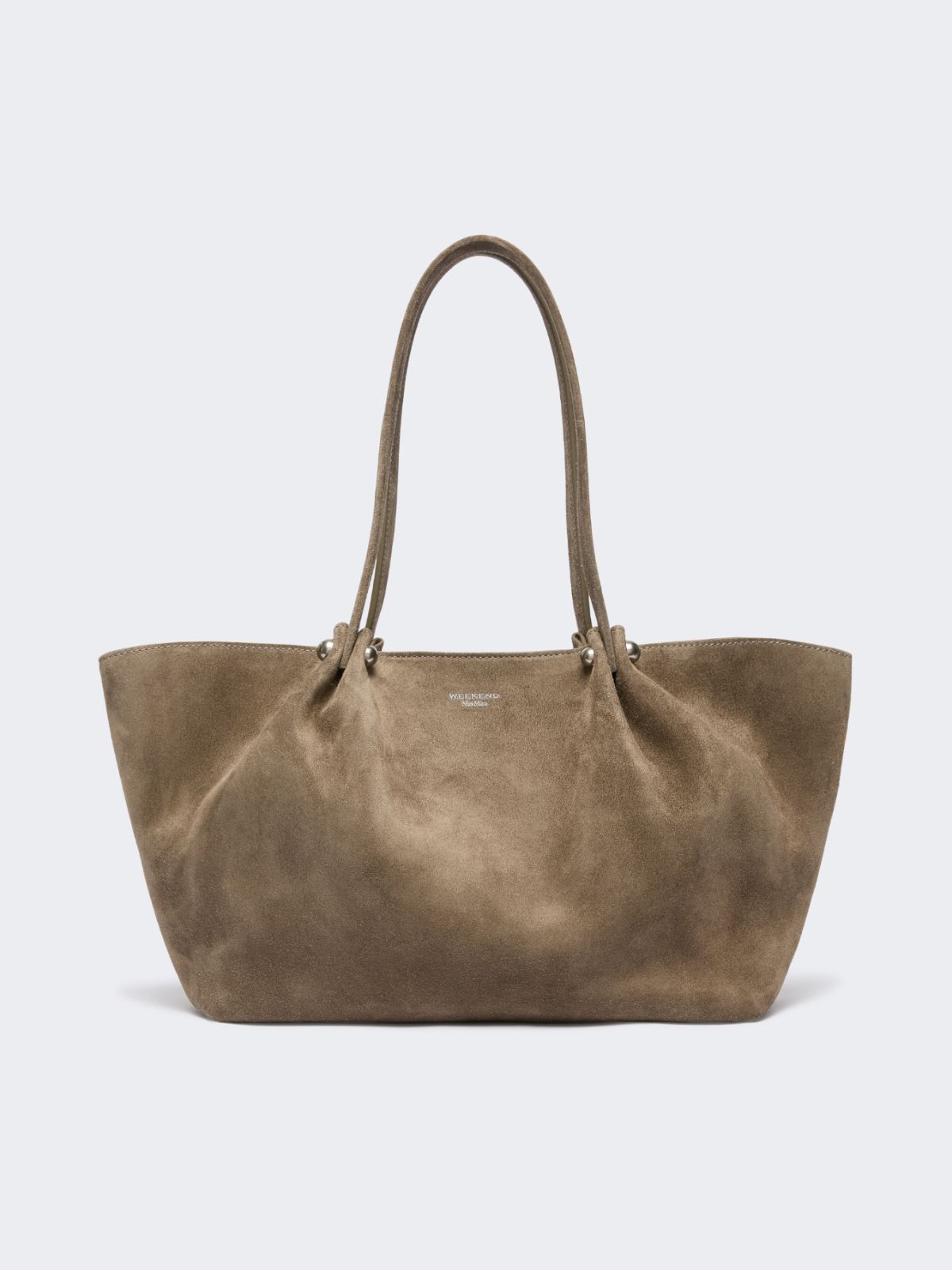 Tote bag in suede - Weekend Max Mara