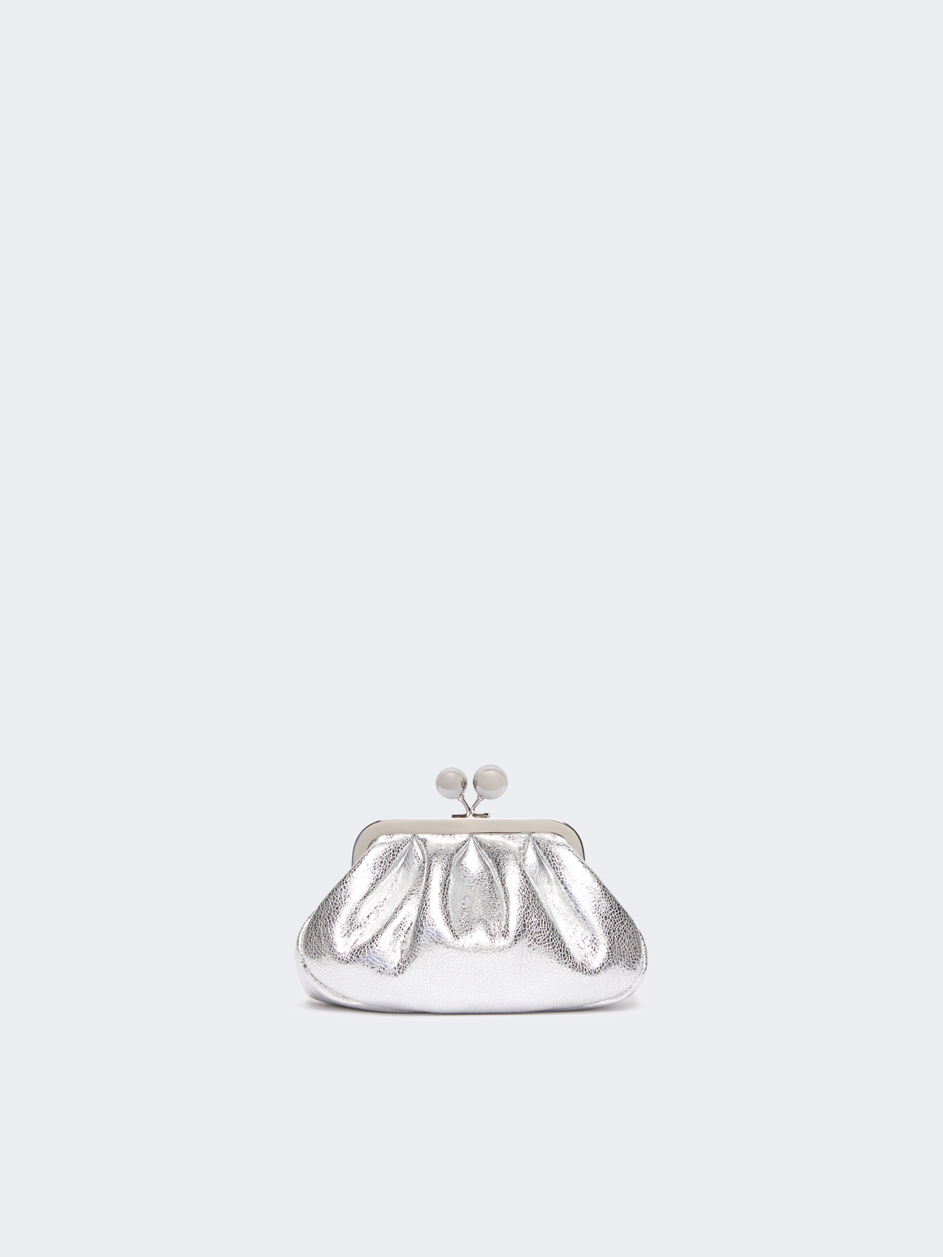 Extra-small Pasticcino Bag in metallic leather - SILVER - Weekend Max Mara - 3