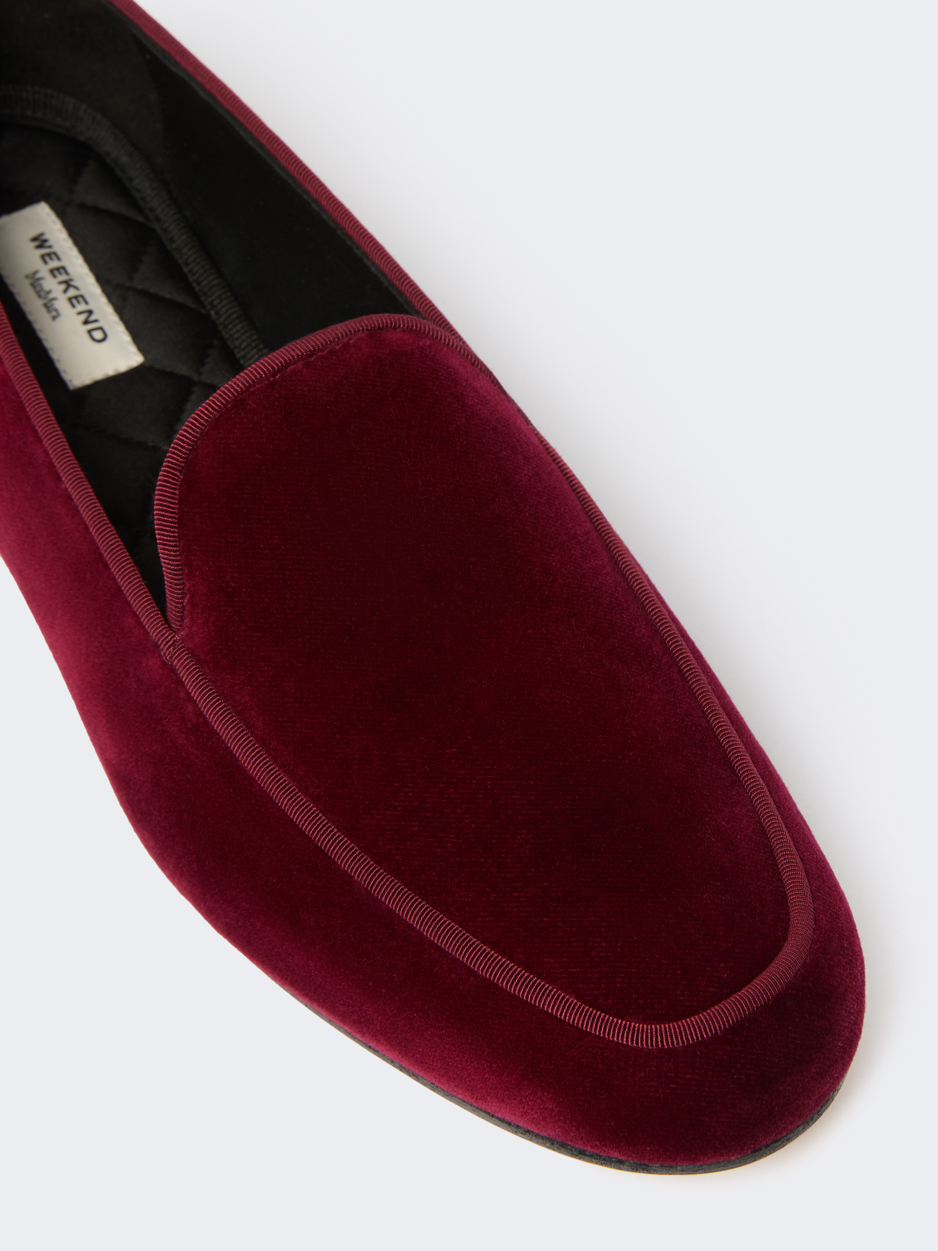 Cotton velvet moccasins - Weekend Max Mara - 4