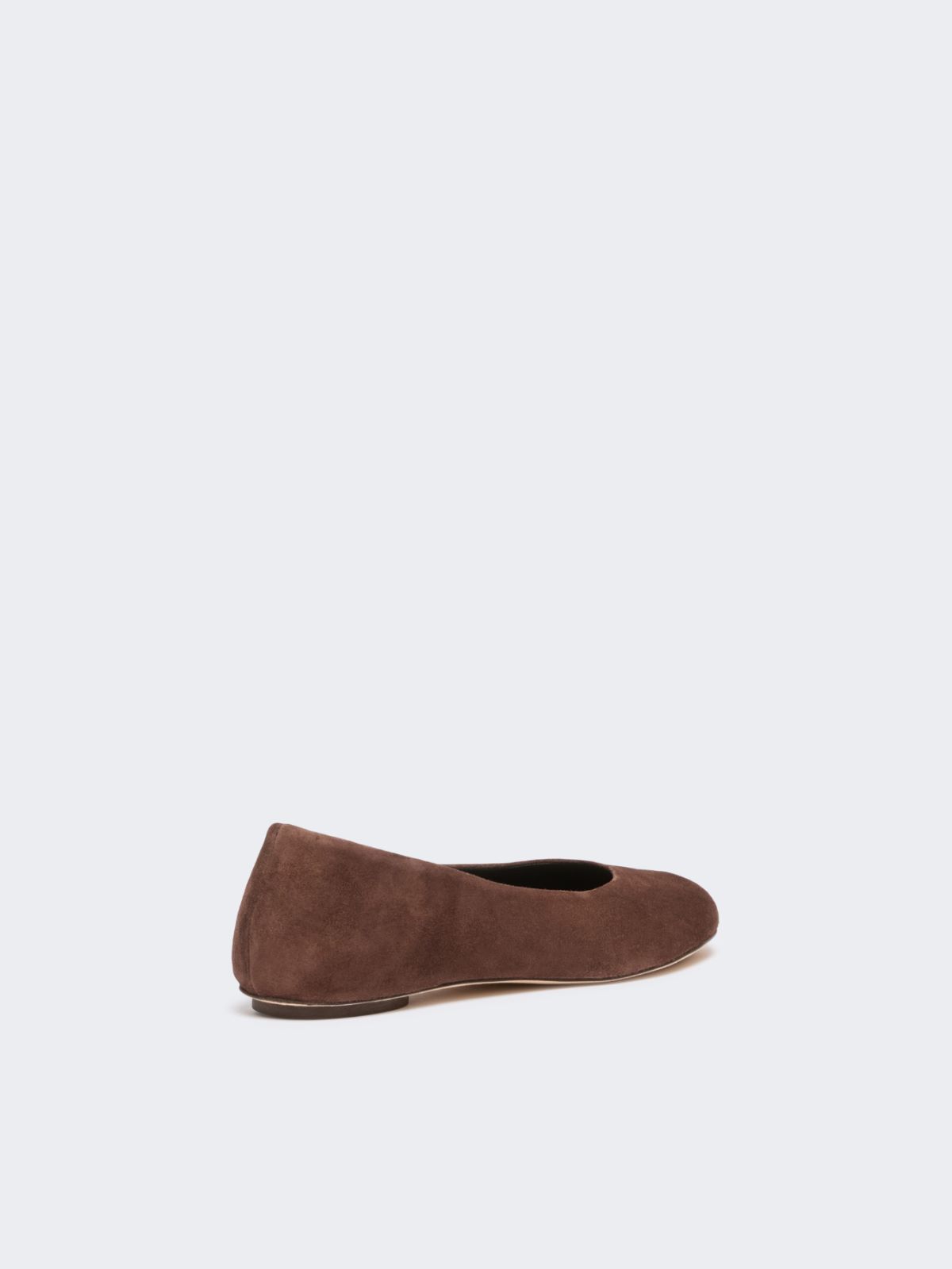 Suede ballerinas - CHOCOLATE - Weekend Max Mara - 3