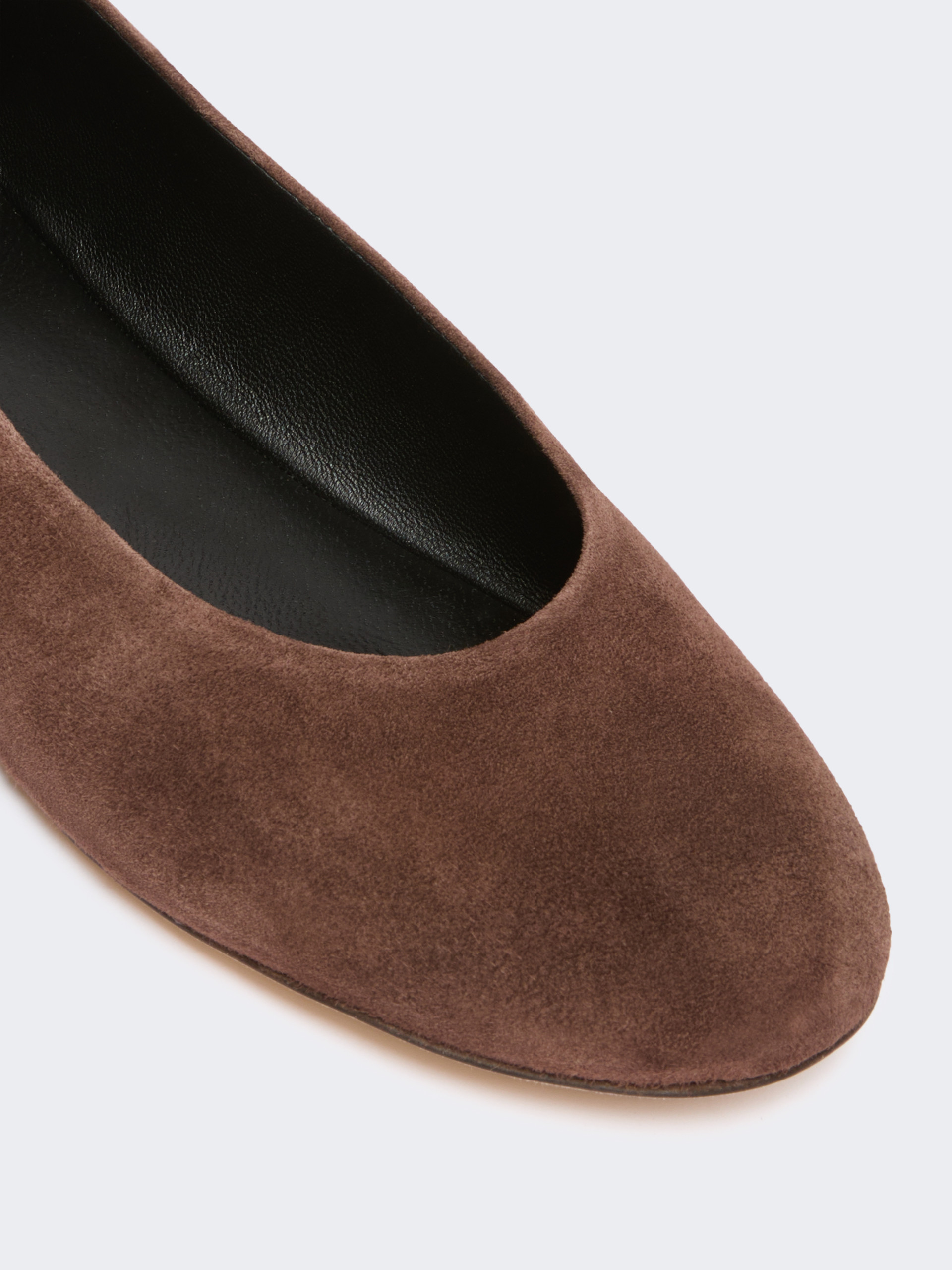 Suede ballerinas - CHOCOLATE - Weekend Max Mara - 4