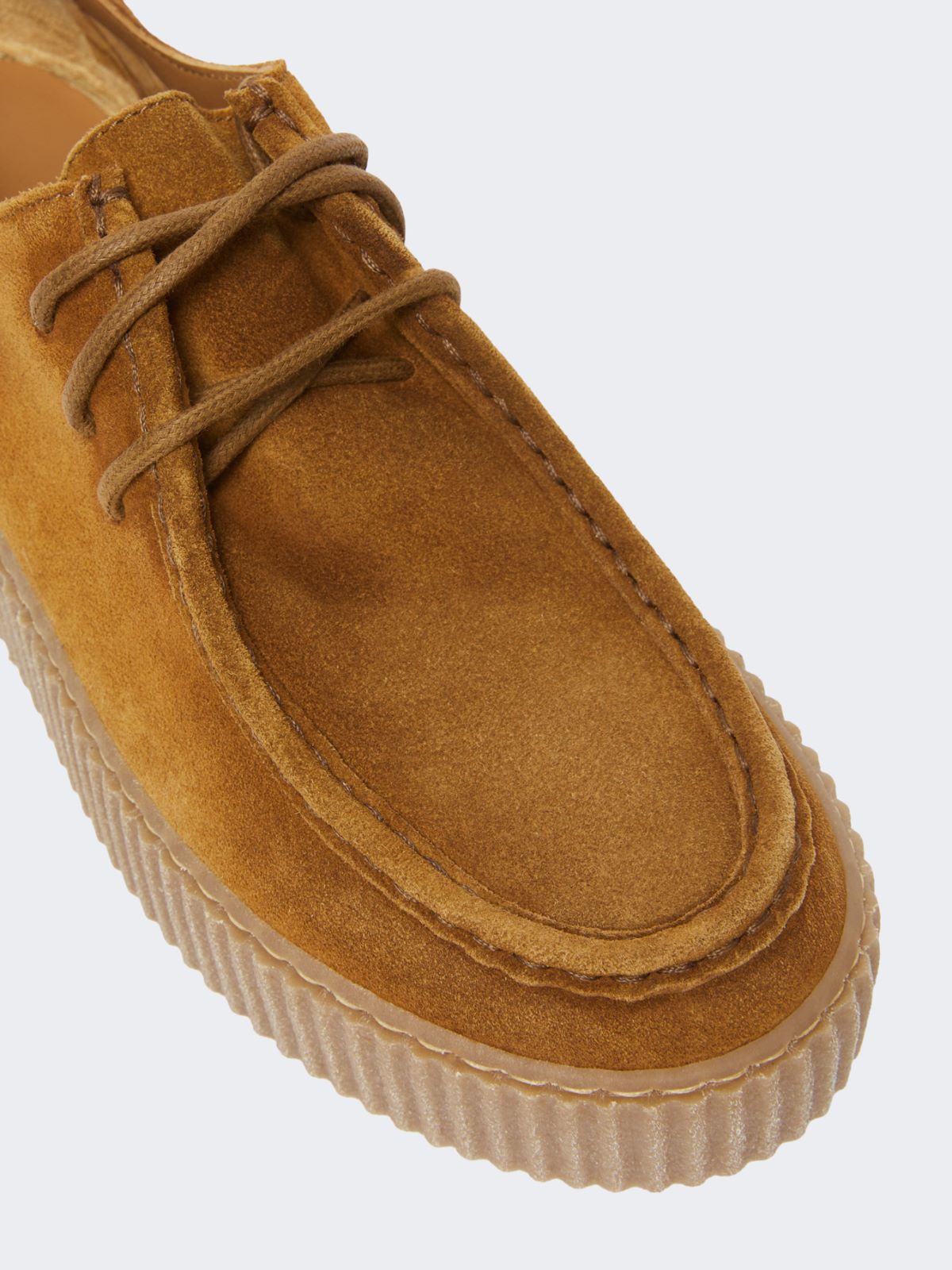 Polacchino basso in pelle scamosciata - CUOIO - Weekend - 4