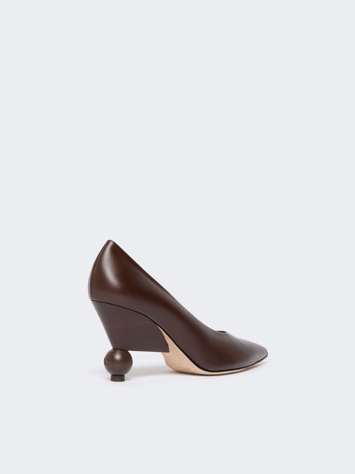 Décolleté in pelle lucida - CIOCCOLATO - Weekend - 3