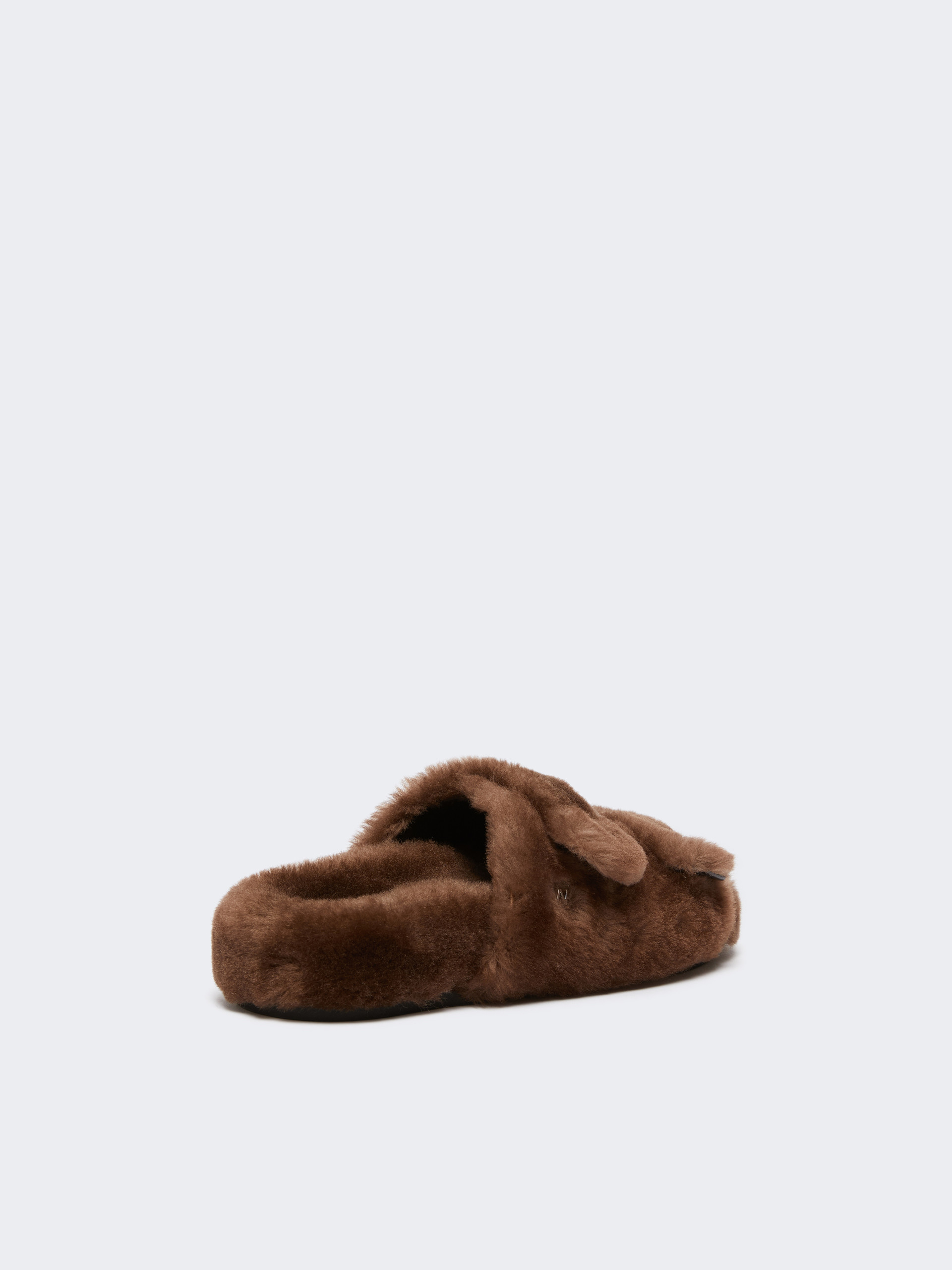 Shearling fussbett sandals - Weekend Max Mara - 3