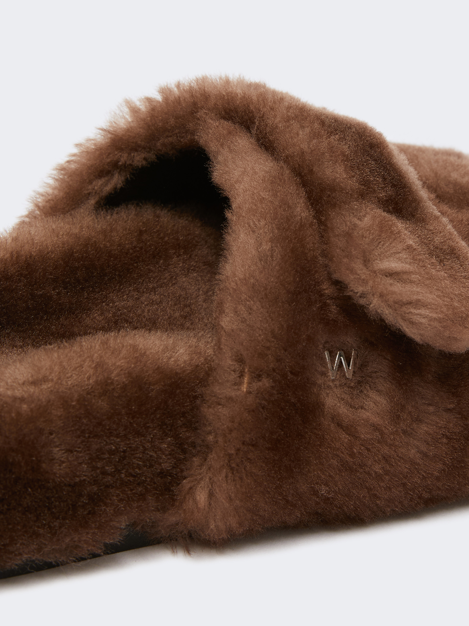 Shearling fussbett sandals - Weekend Max Mara - 4