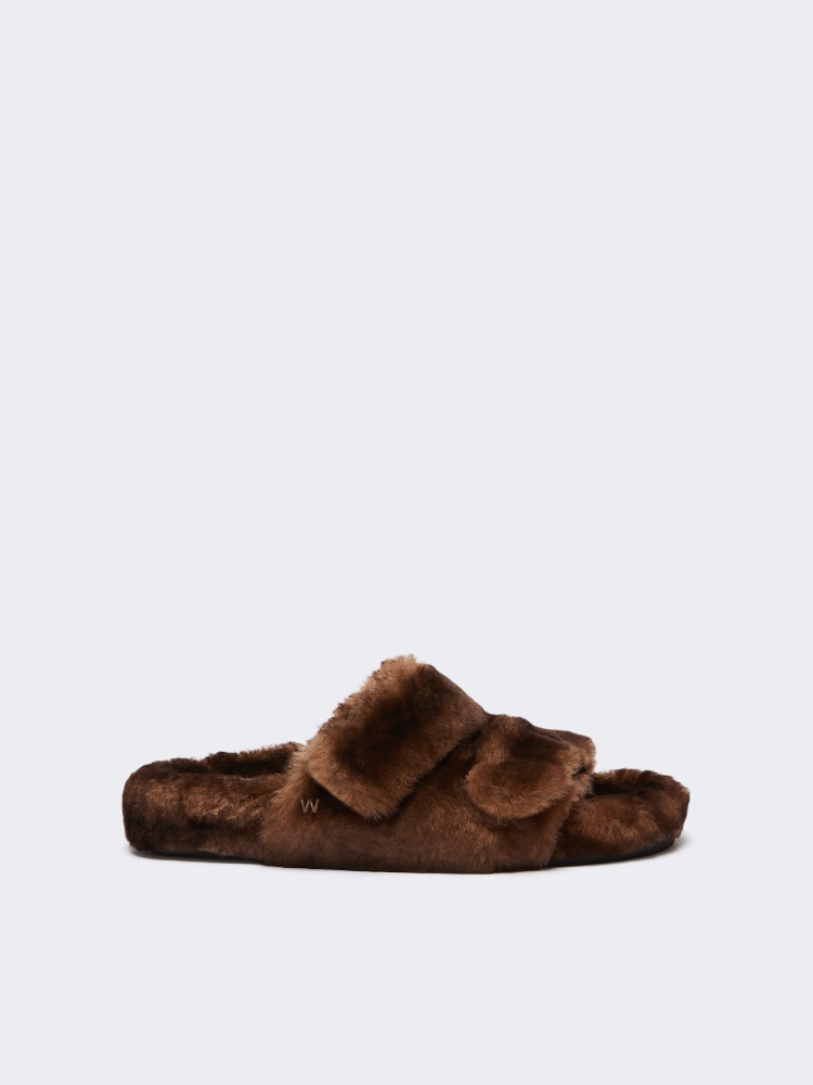 Shearling fussbett sandals - Weekend Max Mara - 2