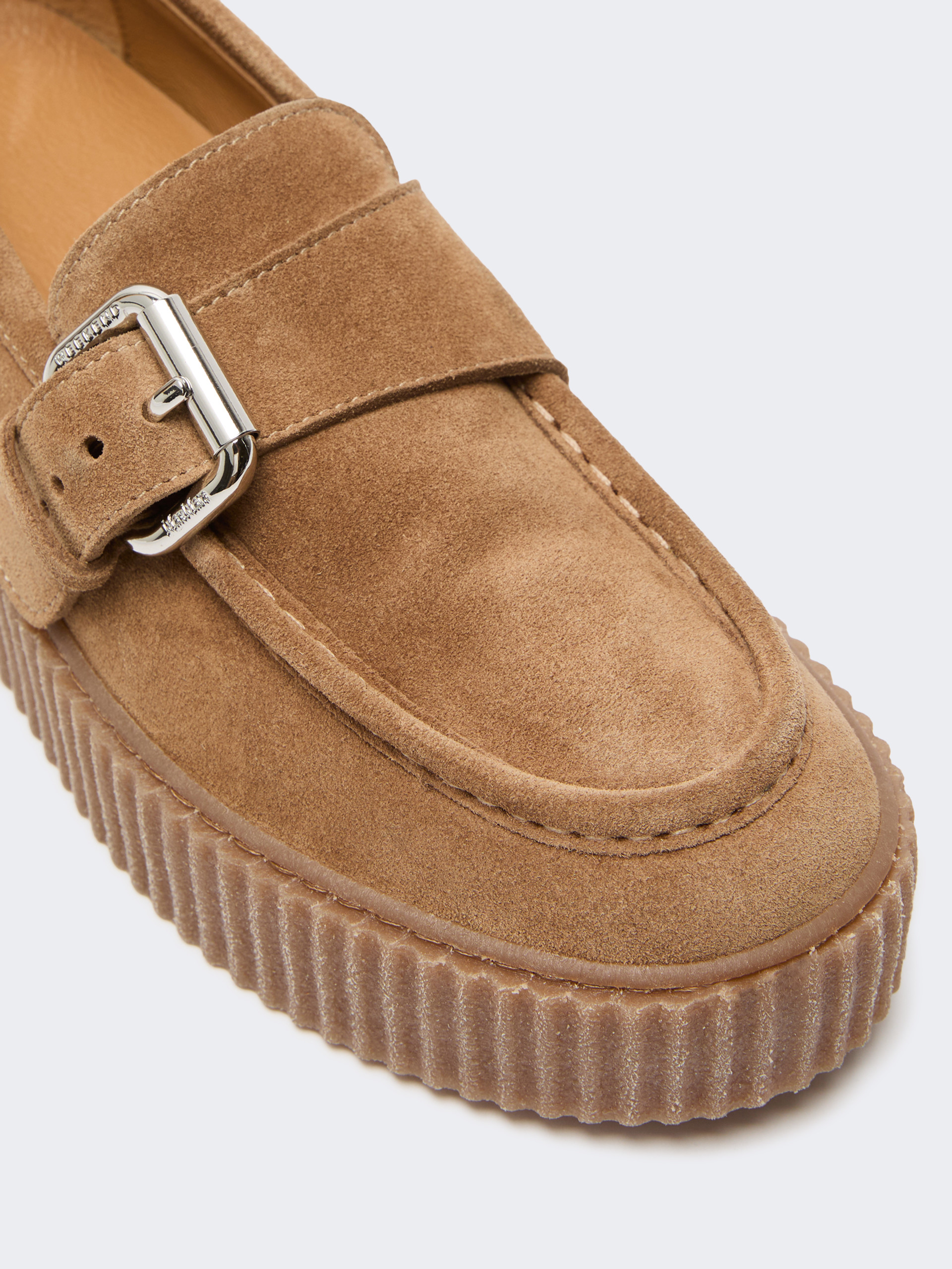 Split-leather loafers - HONEY - Weekend Max Mara - 4