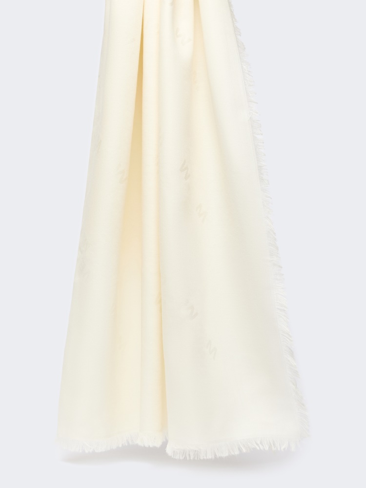 Jacquard wool and silk shawl - Weekend Max Mara