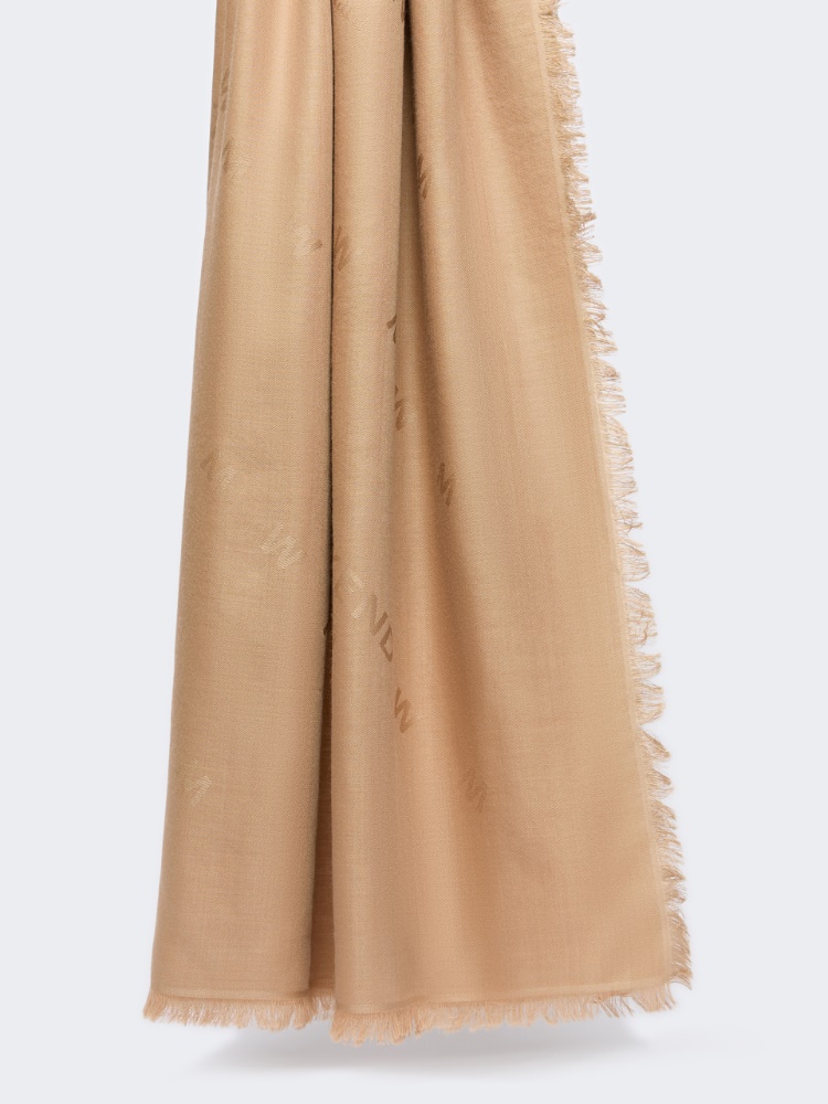 Jacquard wool and silk shawl - Weekend Max Mara