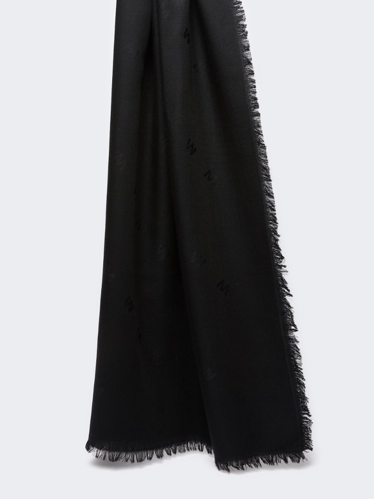 Jacquard wool and silk shawl - Weekend Max Mara