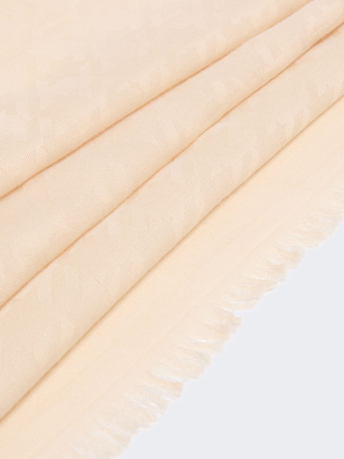Jacquard shawl in modal, viscose and wool - BEIGE - Weekend Max Mara - 3