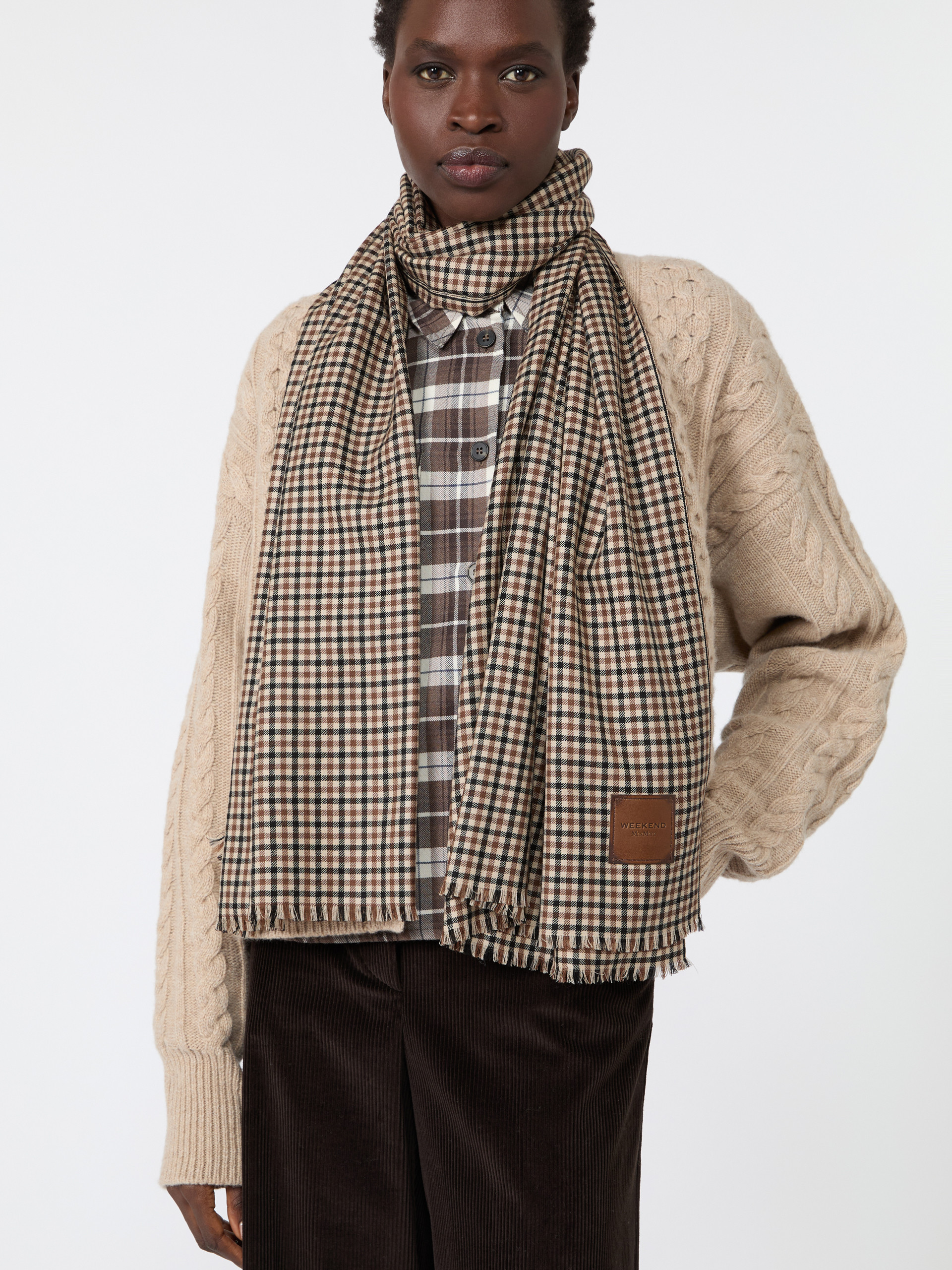 Yarn-dyed wool stole - Weekend Max Mara - 5