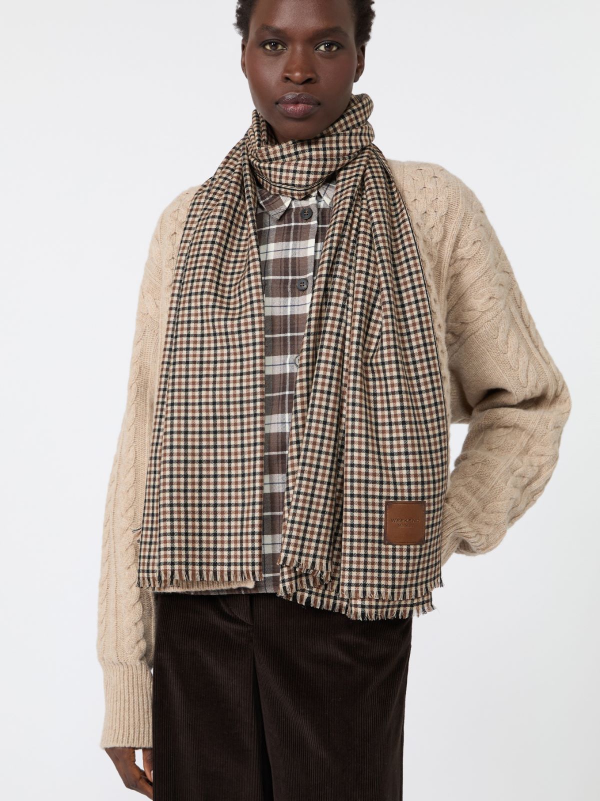 Yarn-dyed wool stole - Weekend Max Mara - 5