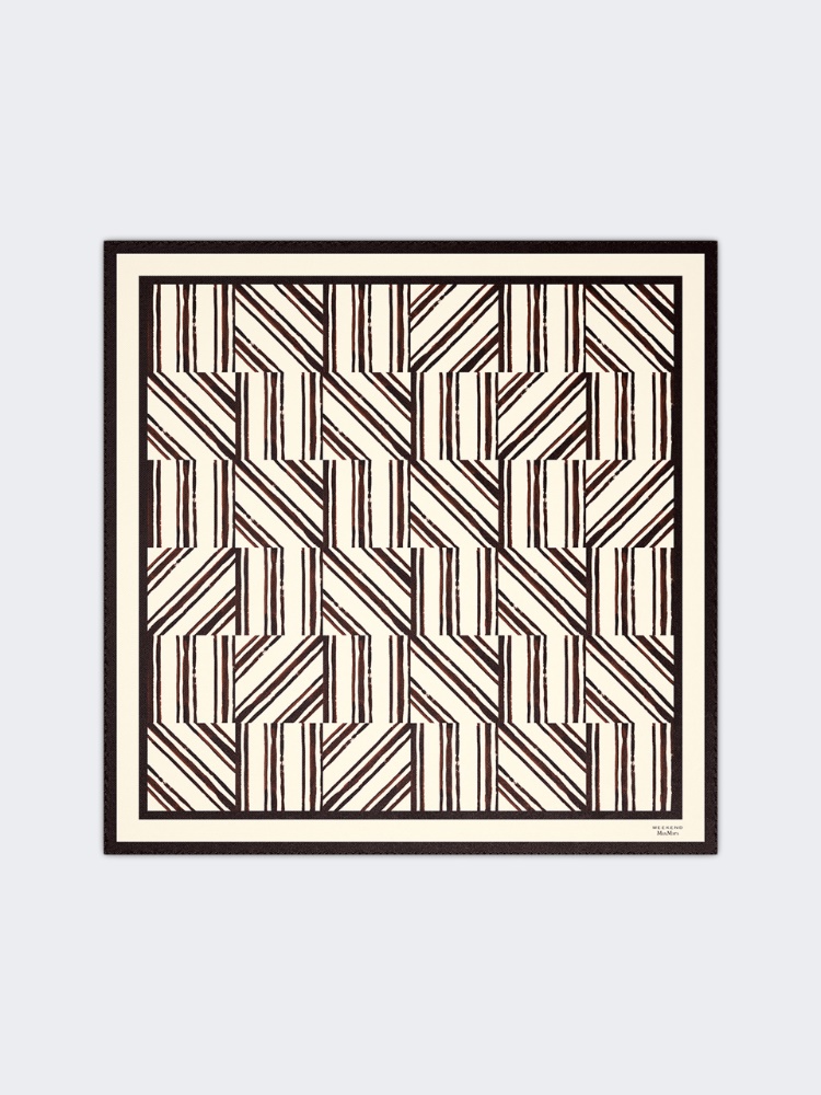 Printed silk twill scarf - Weekend Max Mara