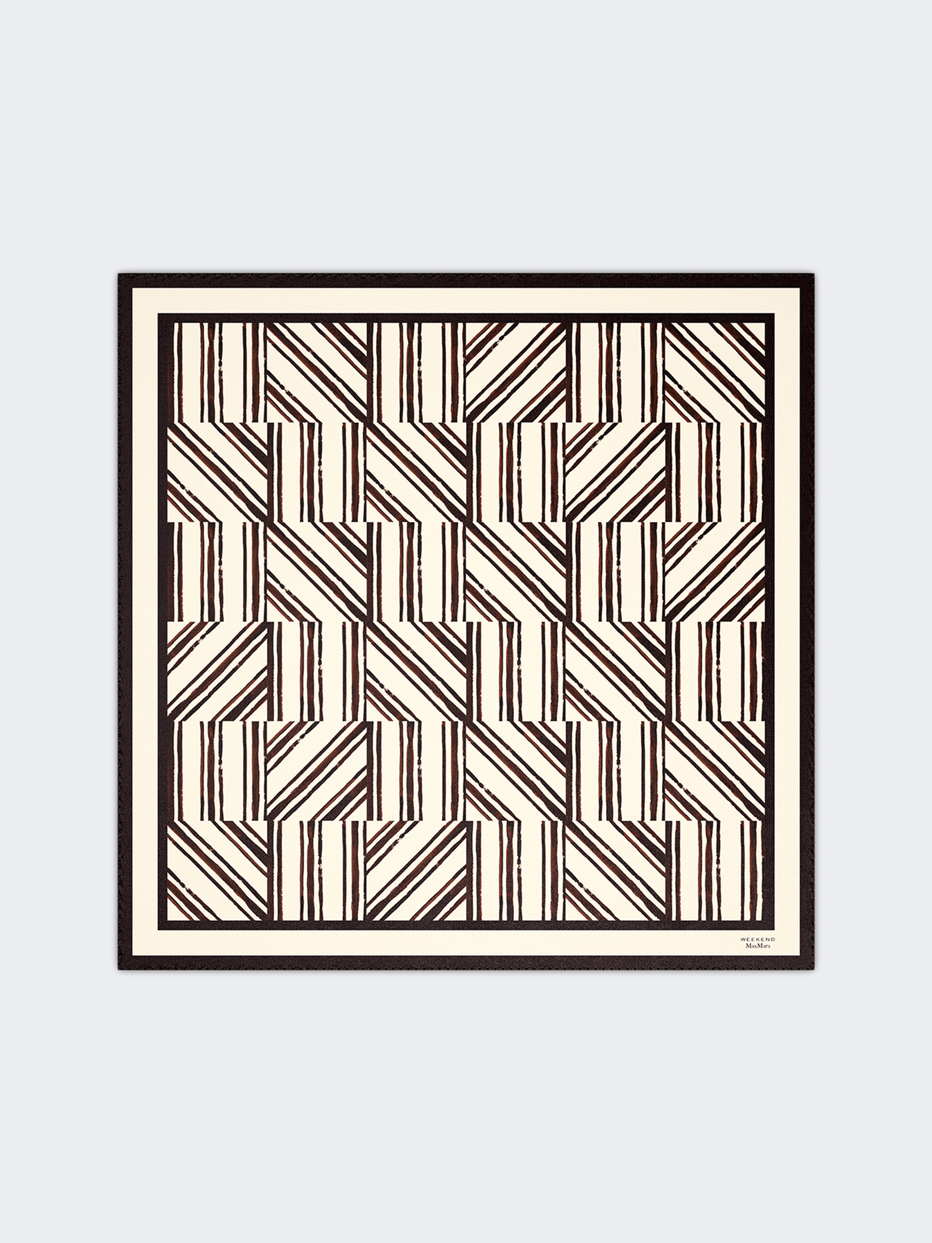 Printed silk twill scarf - Weekend Max Mara
