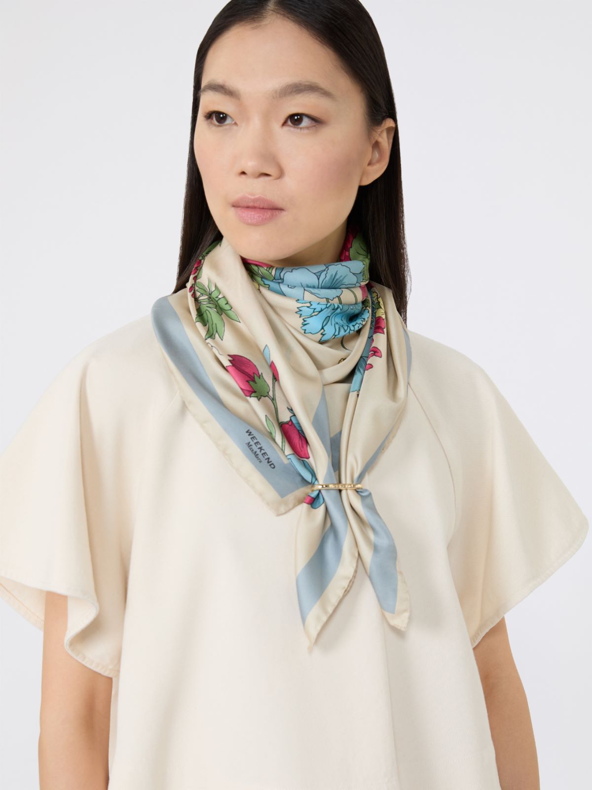 Patterned silk twill foulard - Weekend Max Mara - 6