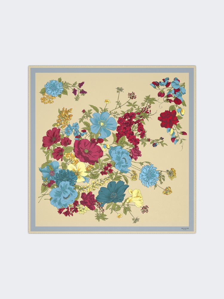 Patterned silk twill foulard - Weekend Max Mara