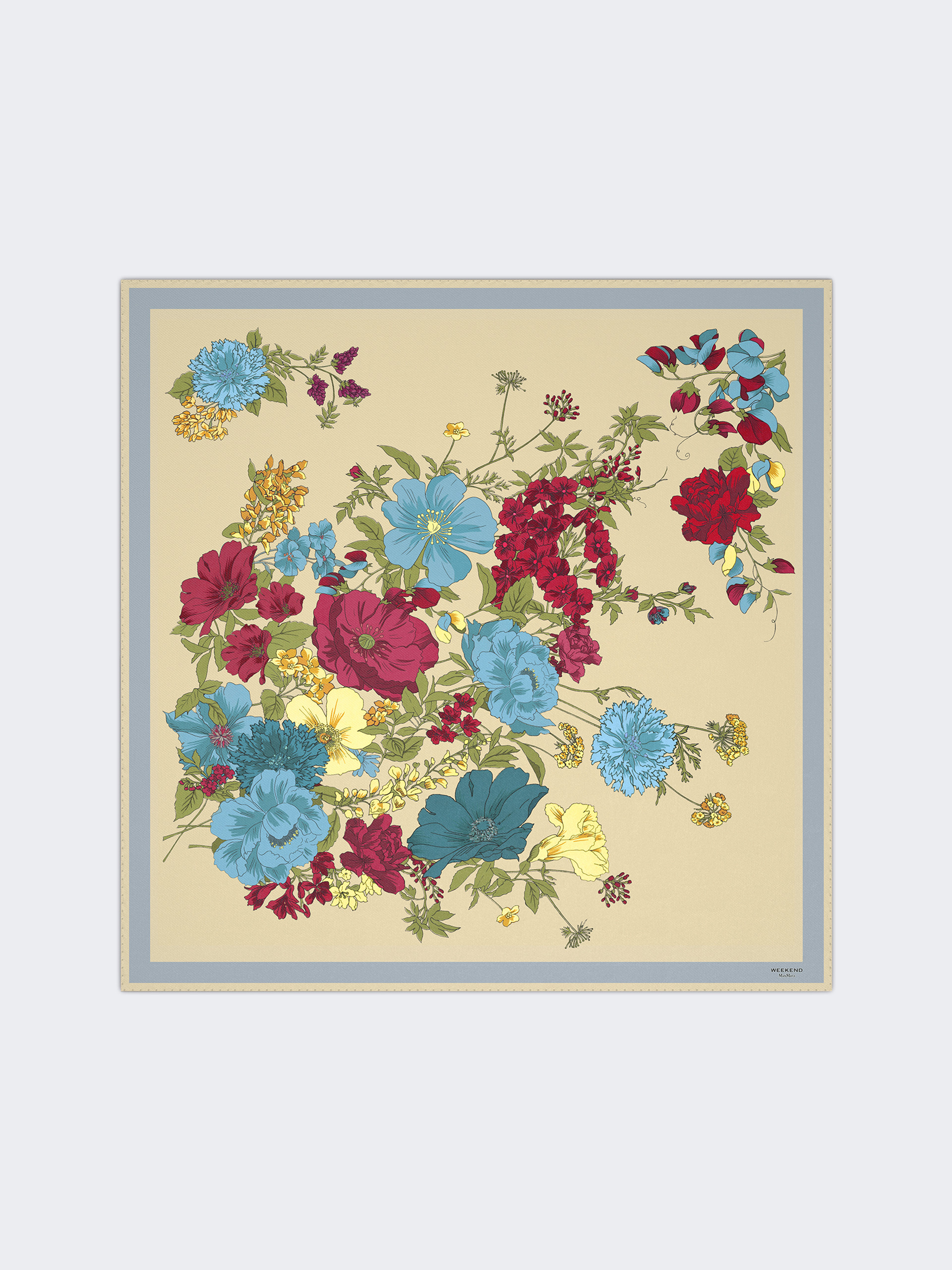 Patterned silk twill foulard - Weekend Max Mara