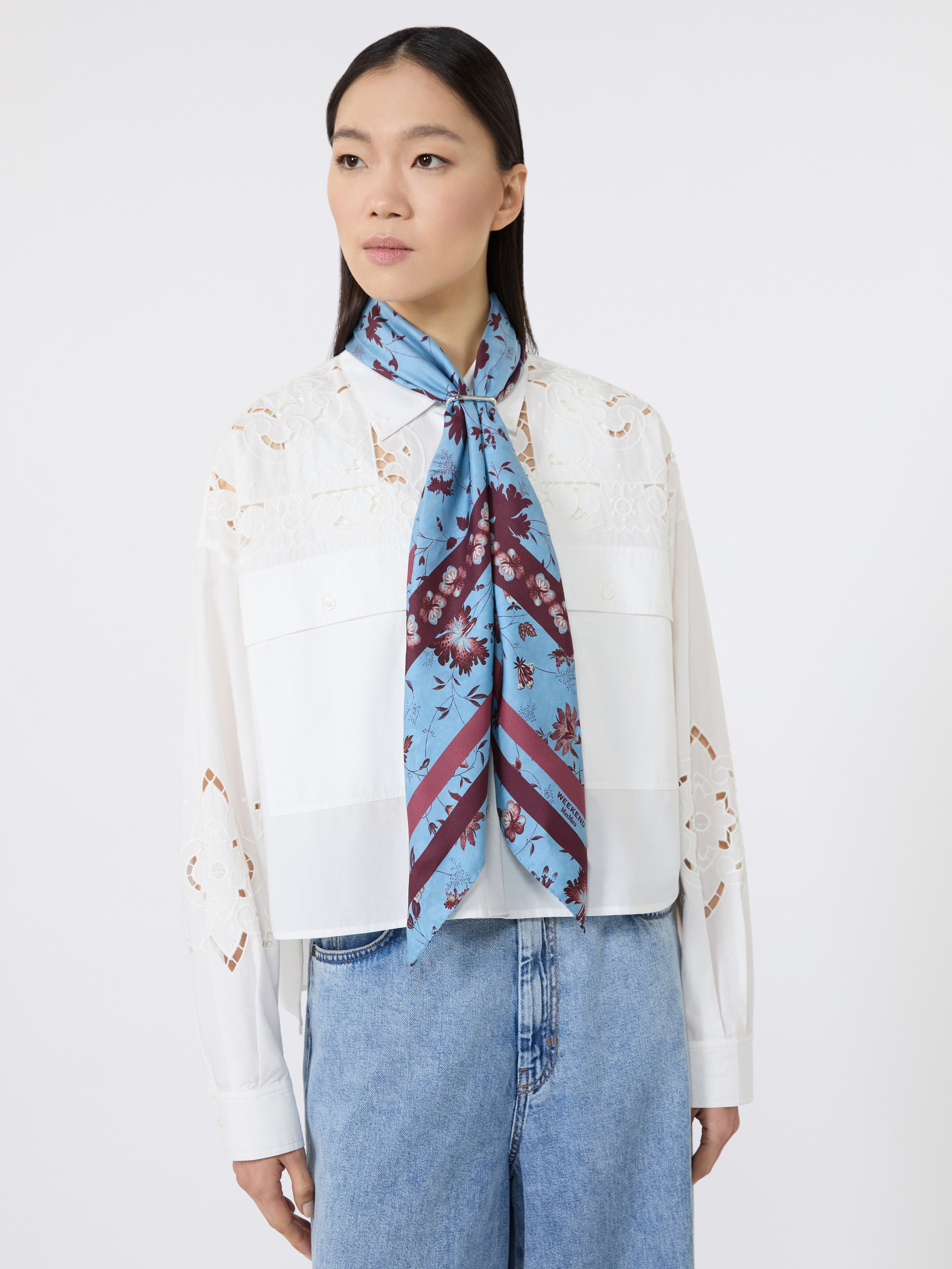 Patterned silk twill foulard - Weekend Max Mara - 5